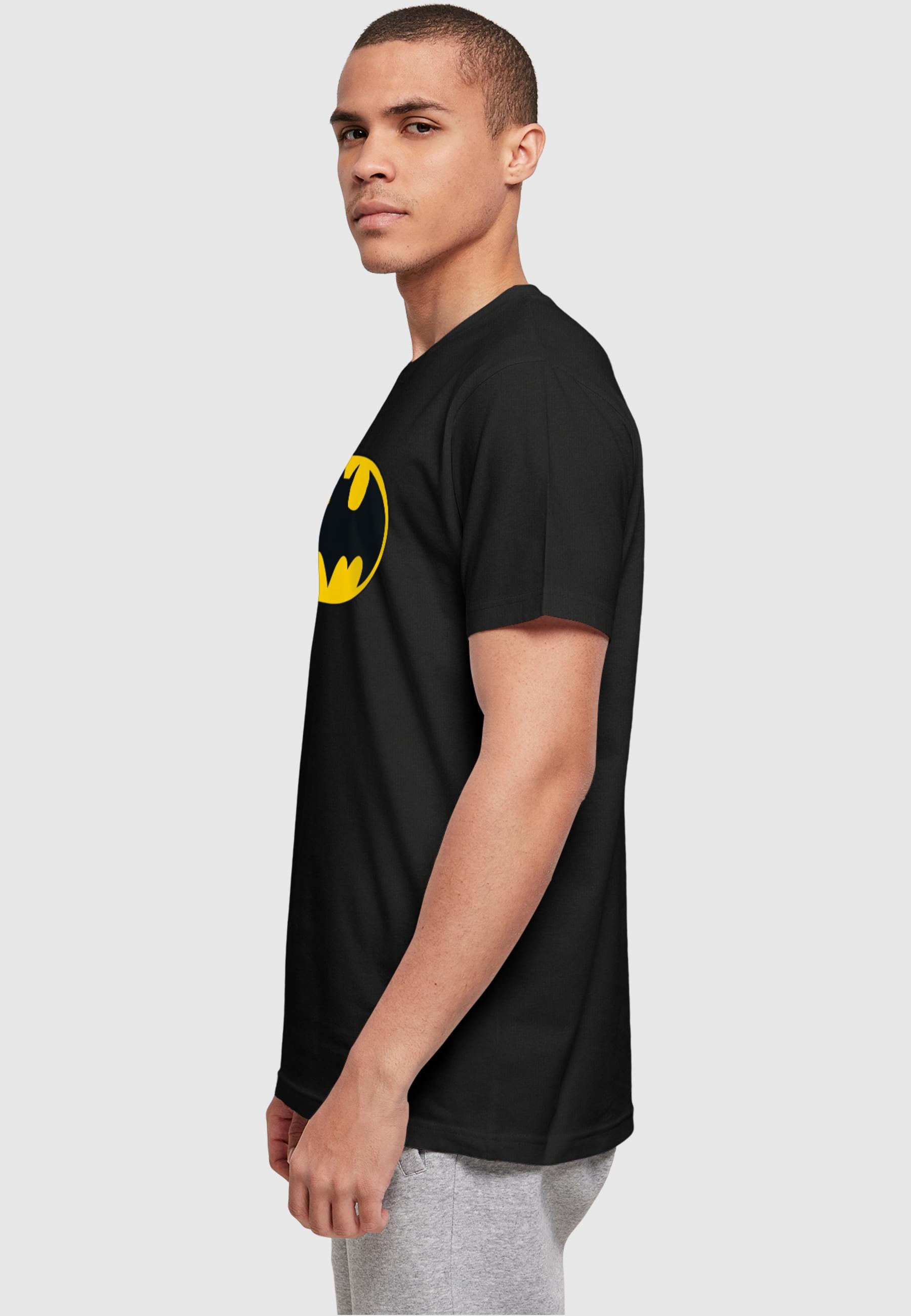ABSOLUTE CULT T-Shirt »ABSOLUTE CULT Herren DC Originals - Batman Logo Basic T-Shirt«, (1 tlg.)