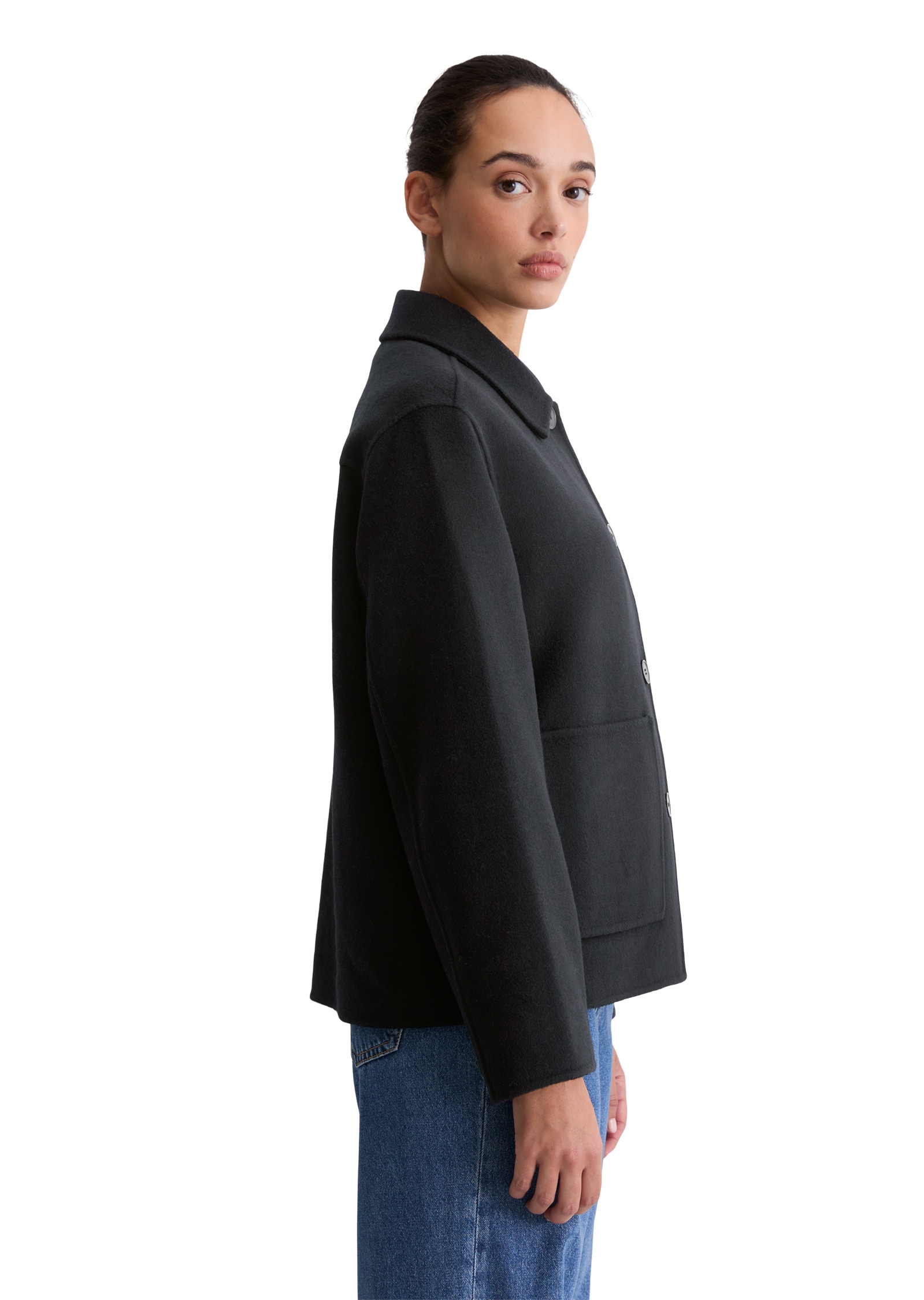 Marc O'Polo Outdoorjacke »aus edlem Woll-Doubleface«