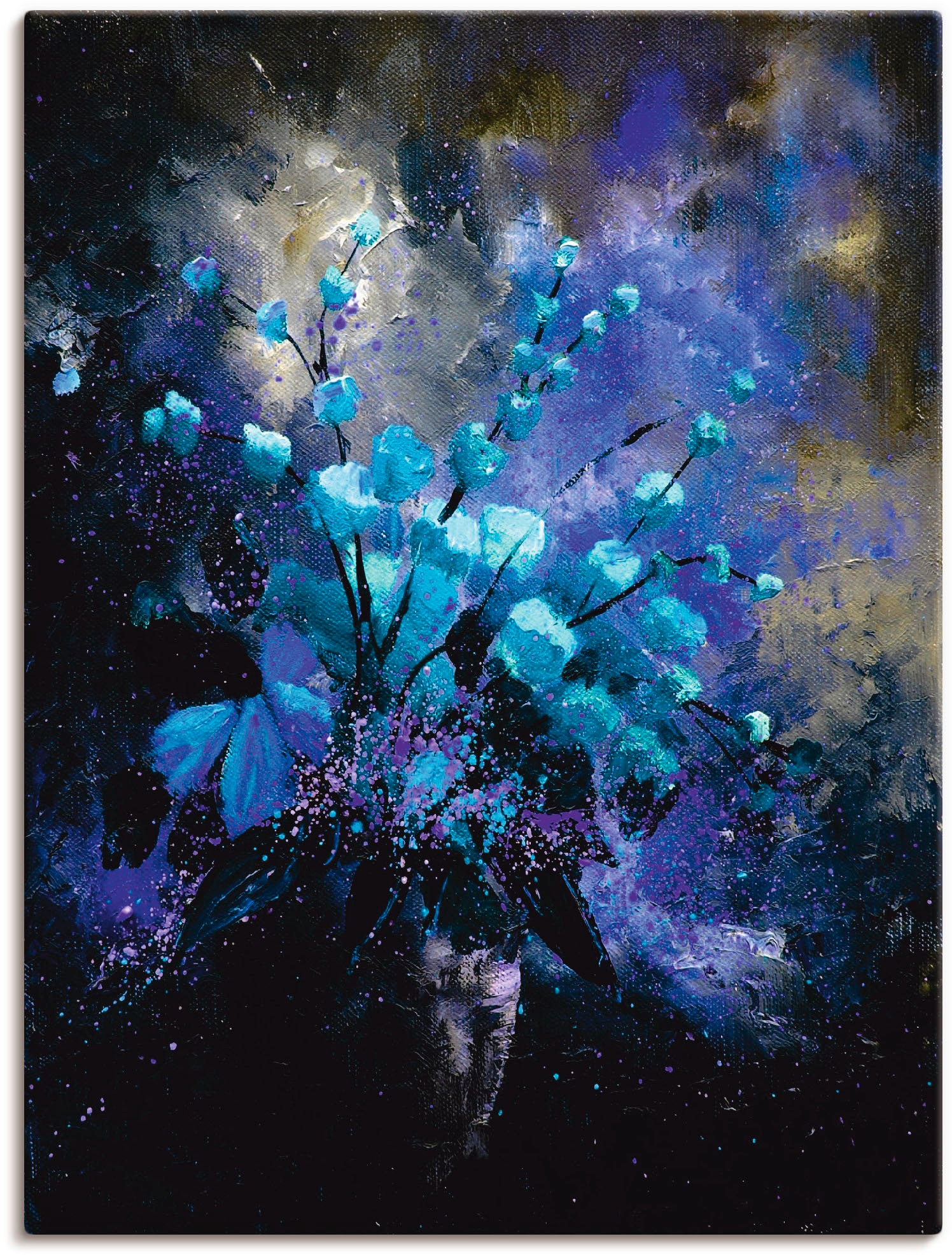 Artland Leinwandbild "Stillleben Blumen II", Arrangements, (1 St.), auf Keilrahmen gespannt