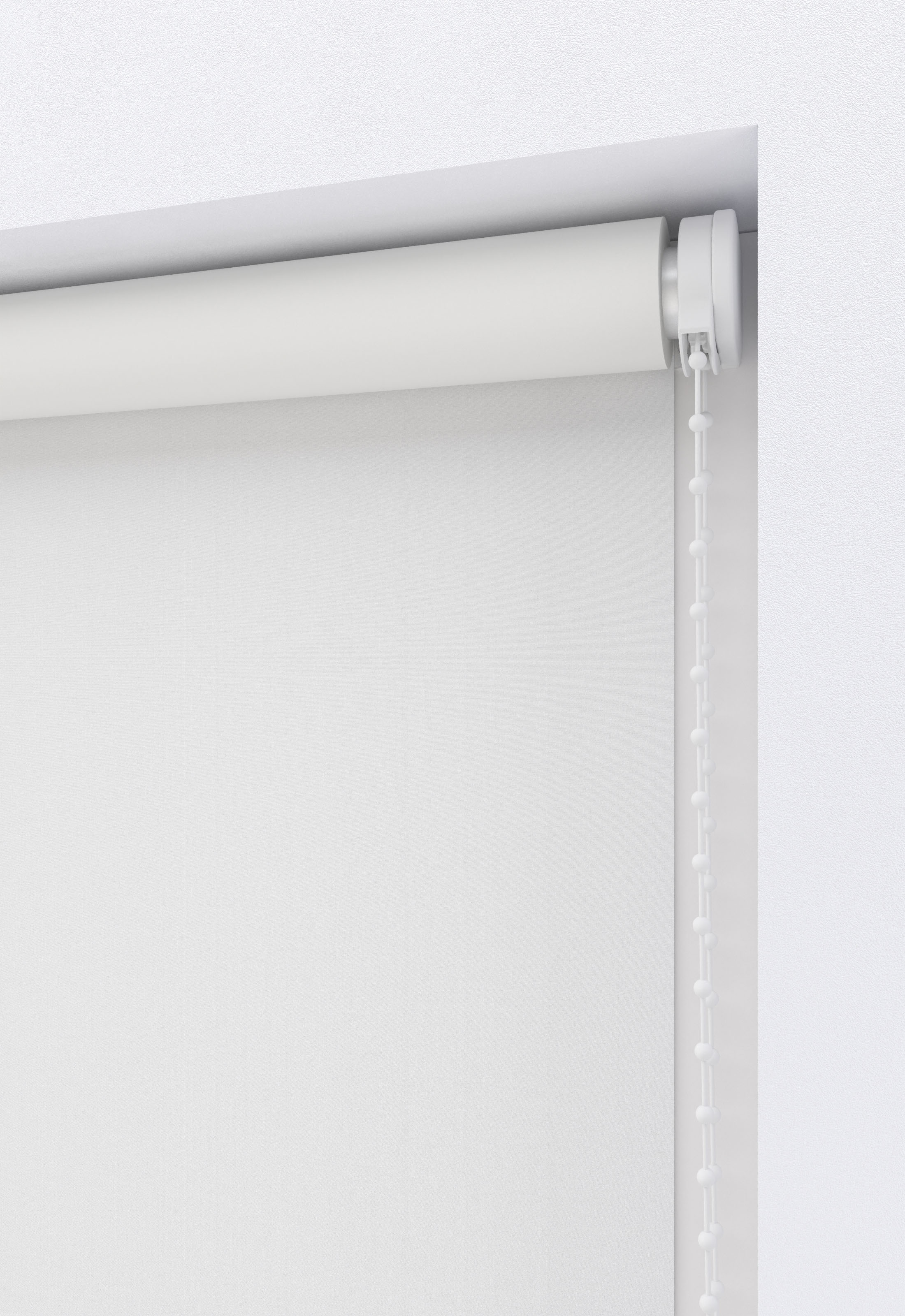 Thumbnail - my home Rollo "Ina" abdunkelnd Hitzeschutz Wärmedämmung energiesparend mit Bohren/ohne Bohren freihängend weiße Rückse...