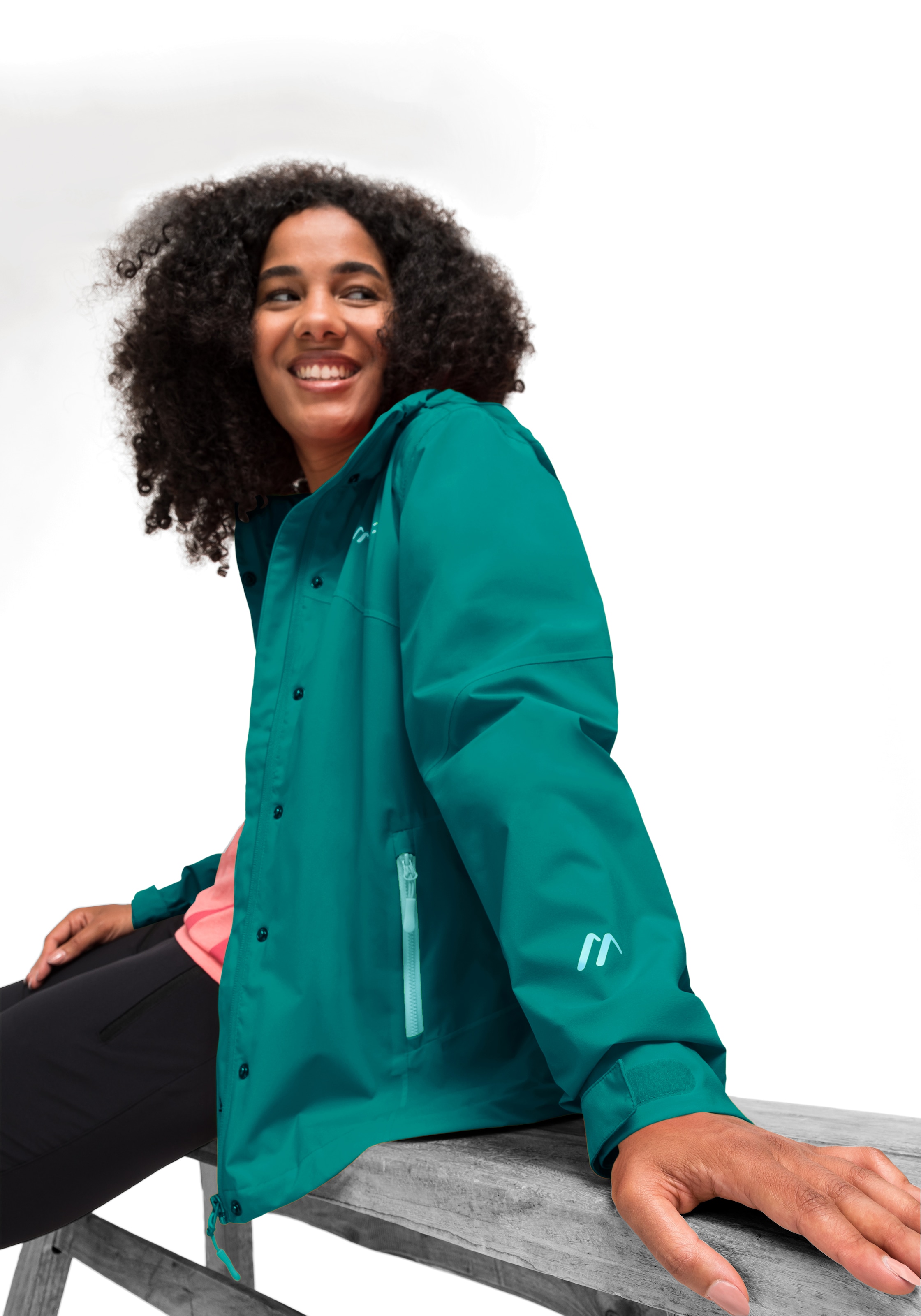 Maier »Metor Sports | mit Regenjacke BAUR rec wasserdicht W«, online Outdoorjacke bestellen Kapuze, winddicht und Damen