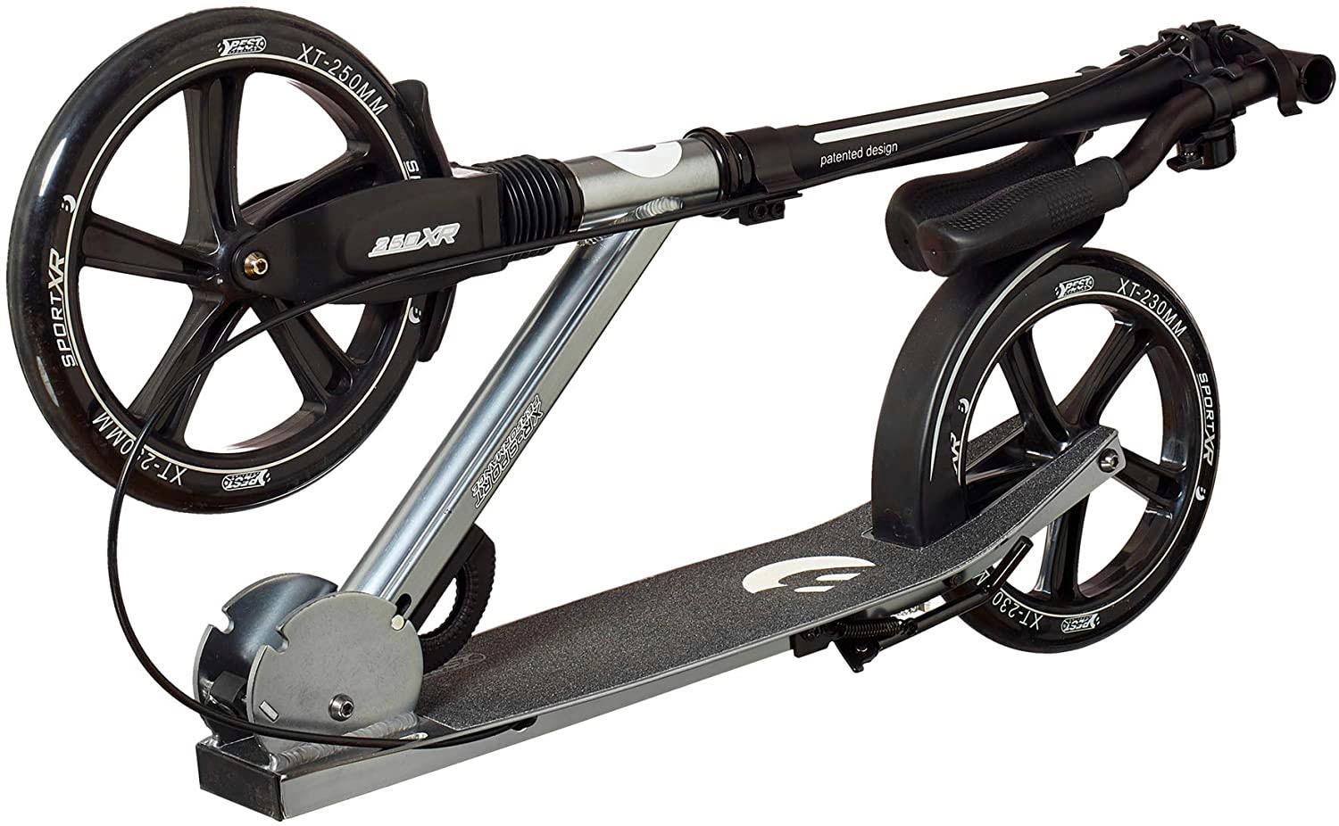 Best Sporting Cityroller »City-Scooter silber grau mit Handbremse«