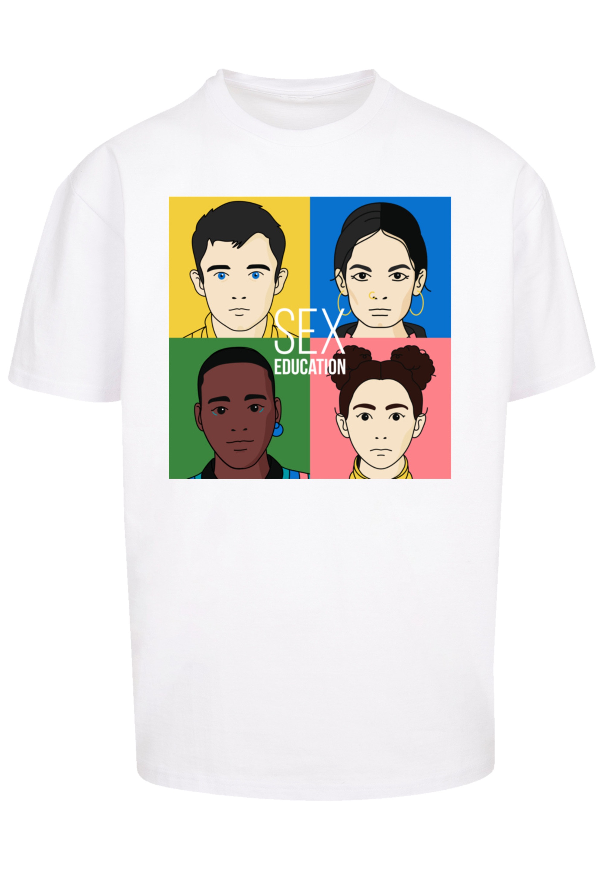 F4NT4STIC T-Shirt »Sex Education Blur Cover Netflix TV Series« Premium Qualität