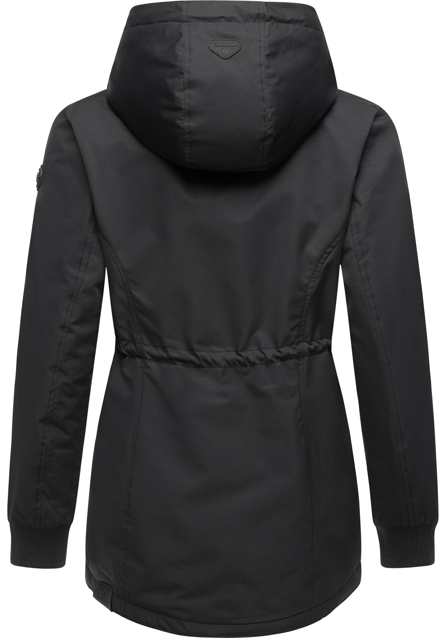 Ragwear Winterjacke »Dowey Warm Rain«, (1 St.), mit Kapuze, Wasserdichte Damen Jacke für den Winter