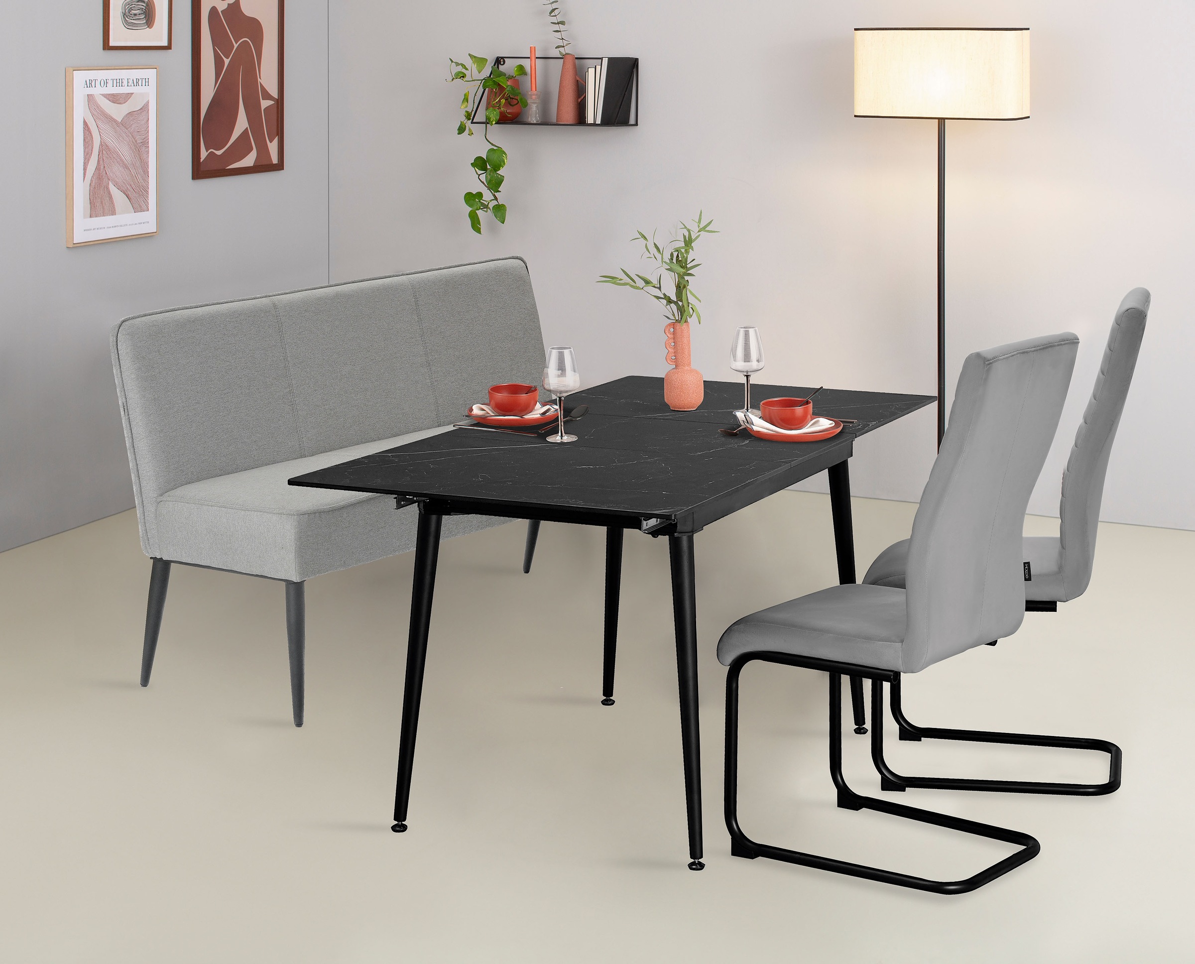 OTTO home Polsterbank "Lenzrose," Esszimmerbank, Bank, mit Taschenfederkern günstig online kaufen