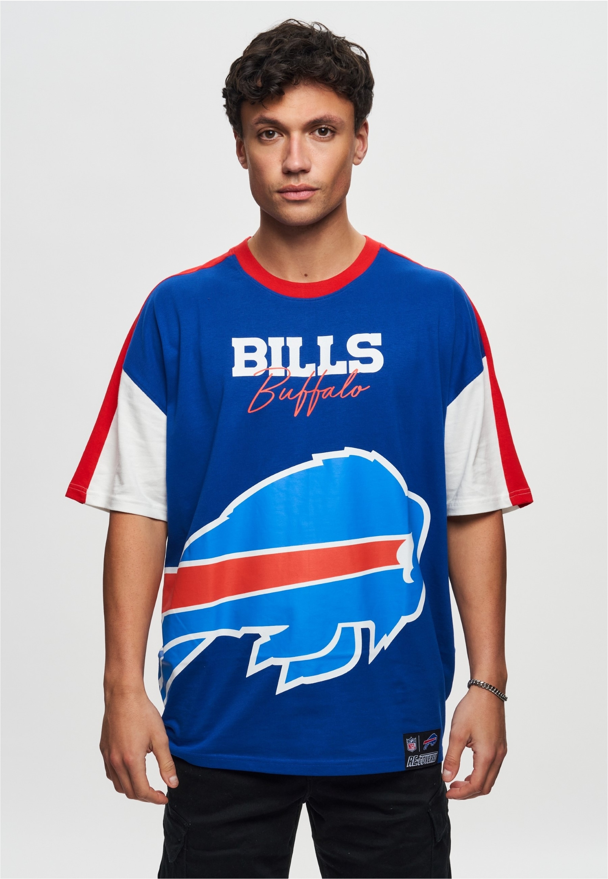 Recovered T-Shirt "NFL Bills Buffalo Cut and Sew Oversized", 1 Stk. für all günstig online kaufen