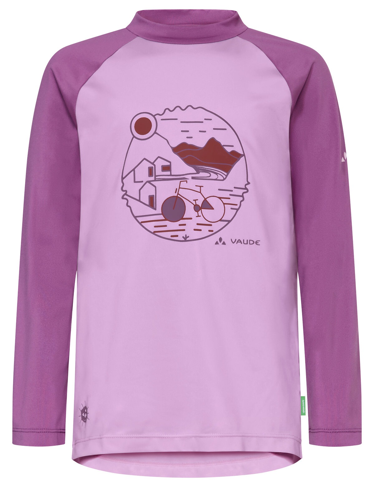 VAUDE T-Shirt "Kids Solaro LS T-Shirt III" für Kinder, Langarm, hoher UV-Schutz, elastisches Material