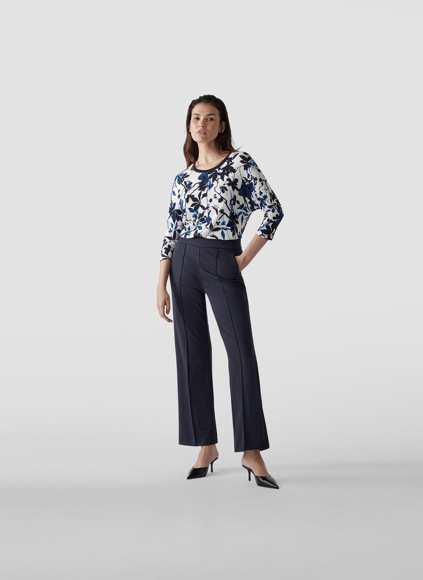LeComte Print-Shirt »LeComte Shirt mit 3/4-Arm in floralem Muster«