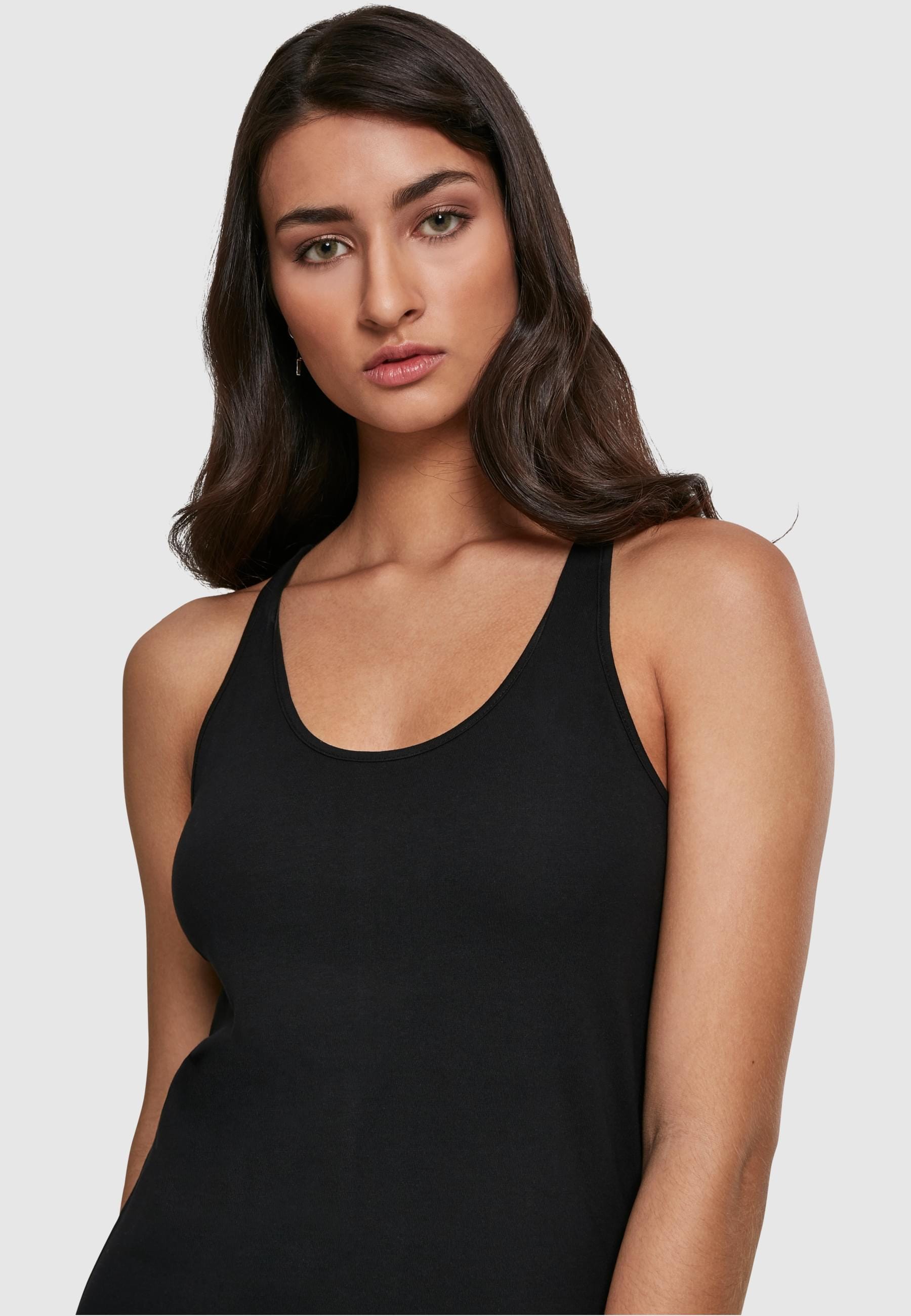 URBAN CLASSICS Shirtkleid »Urban Classics Damen Ladies Long Racer Back Dress«, (1 tlg.)