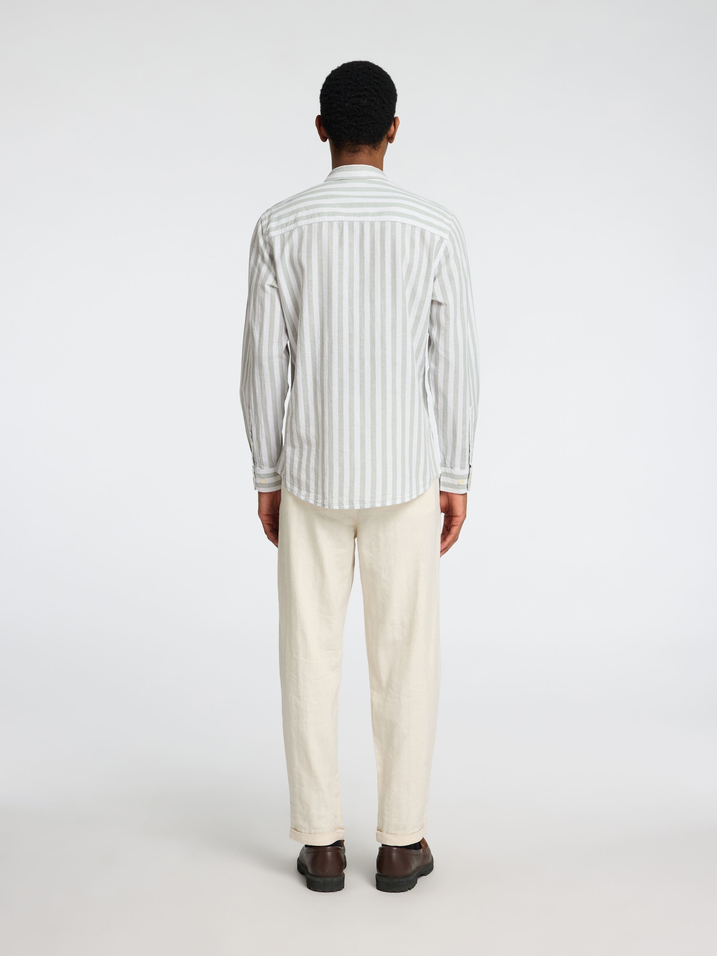 SELECTED HOMME Leinenhemd »SLHSLIMNEW-LINEN SHIRT LS NOOS«, unifarben
