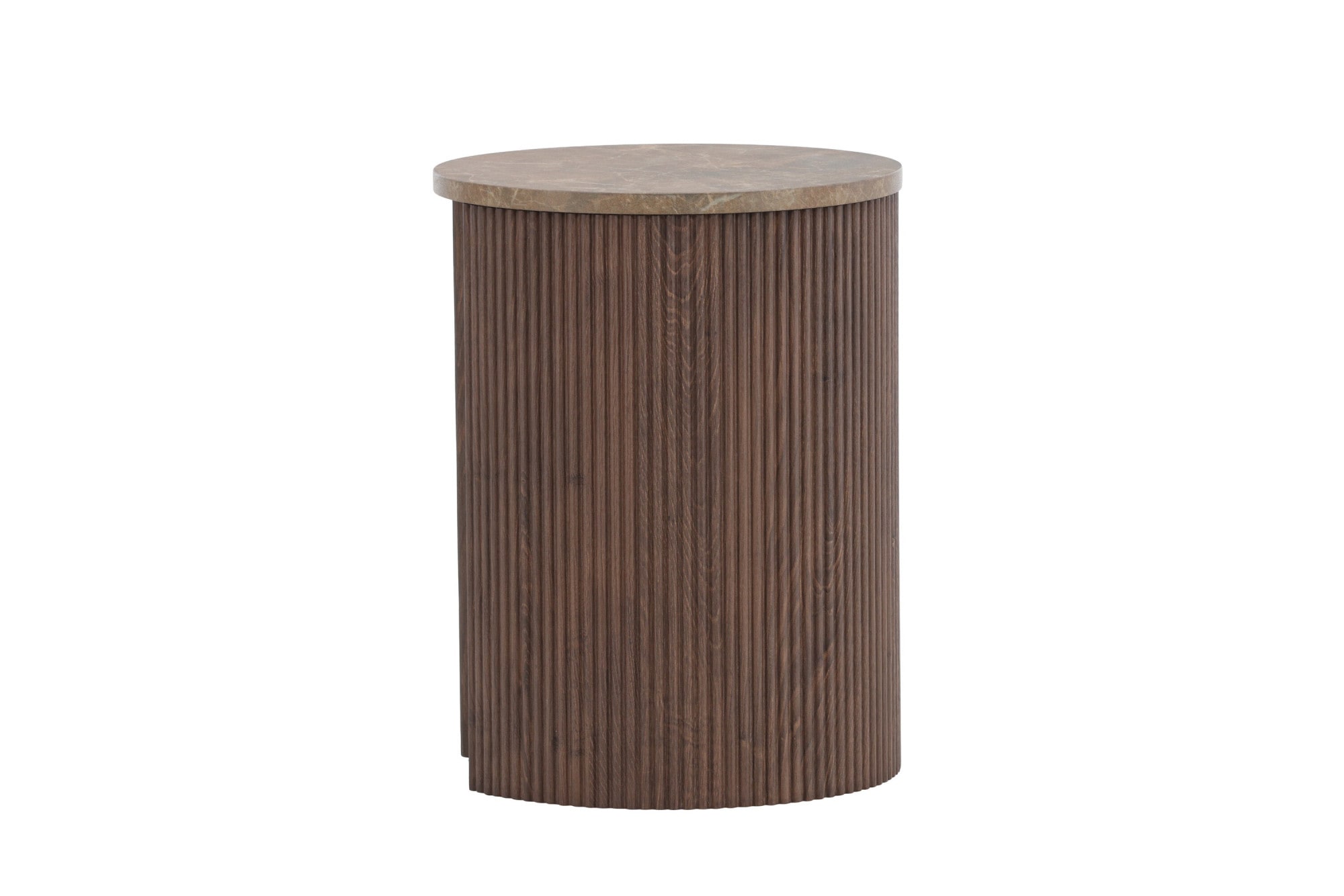 Venture Home Beistelltisch Ablagetisch, MDF, rund, schmal, hoch, dezent, klar