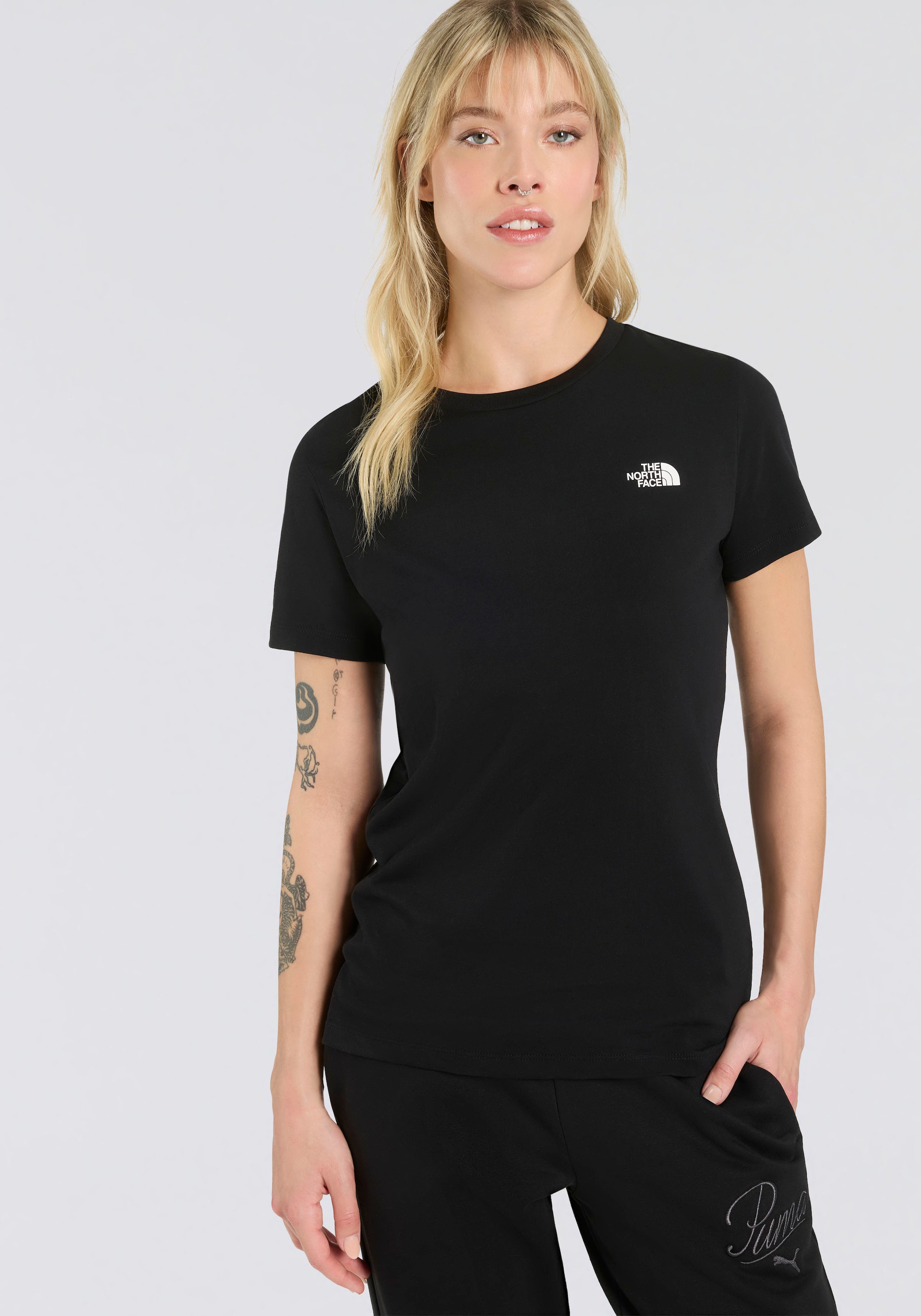 The North Face T-Shirt "W S/S SIMPLE DOME SLIM TEE" 1 Stk. tlg. günstig online kaufen