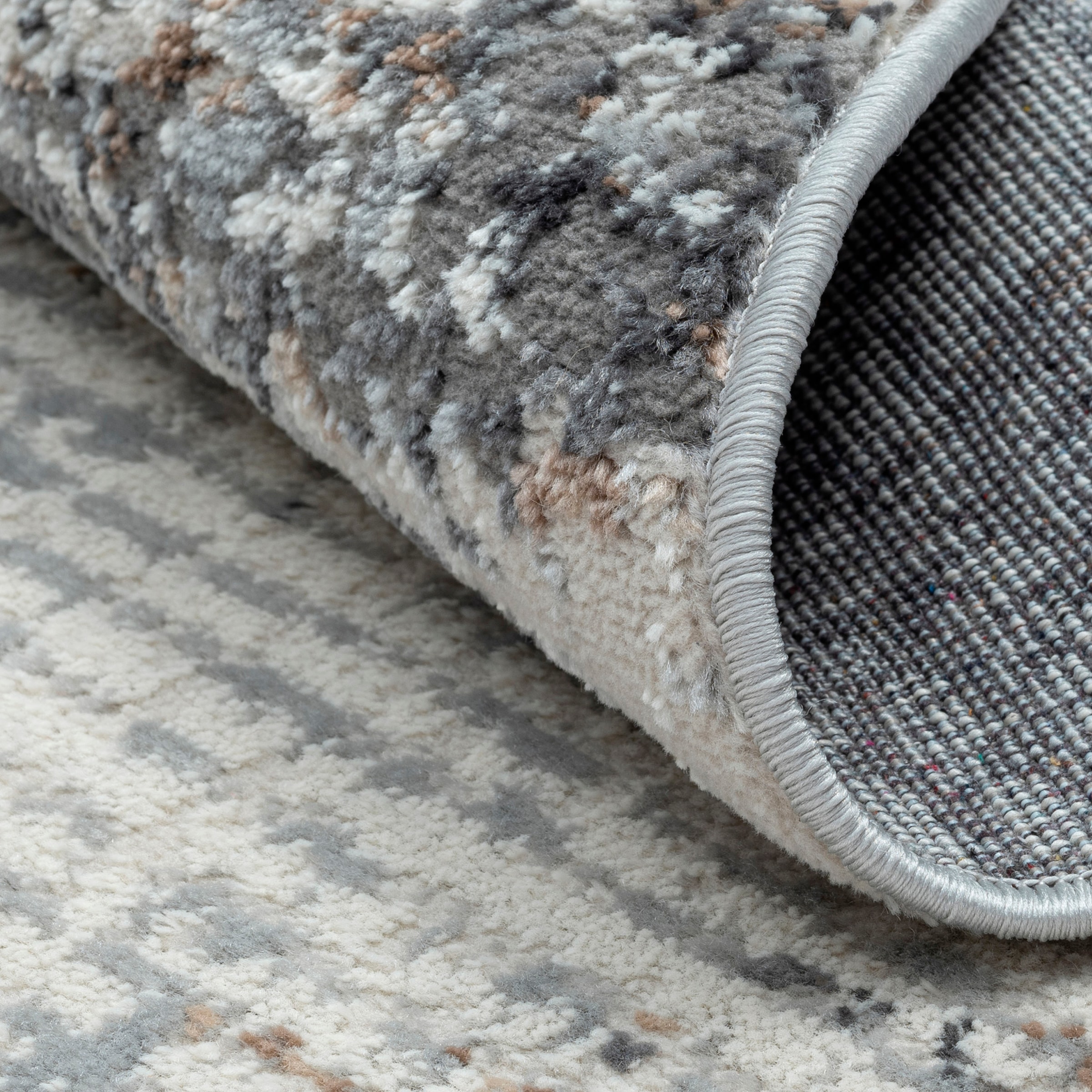 Myflair Möbel & Accessoires Teppich »My Joy«, rund, 8 mm Höhe, Kurzflor, Scandi-Design, besonders weich durch Microfaser