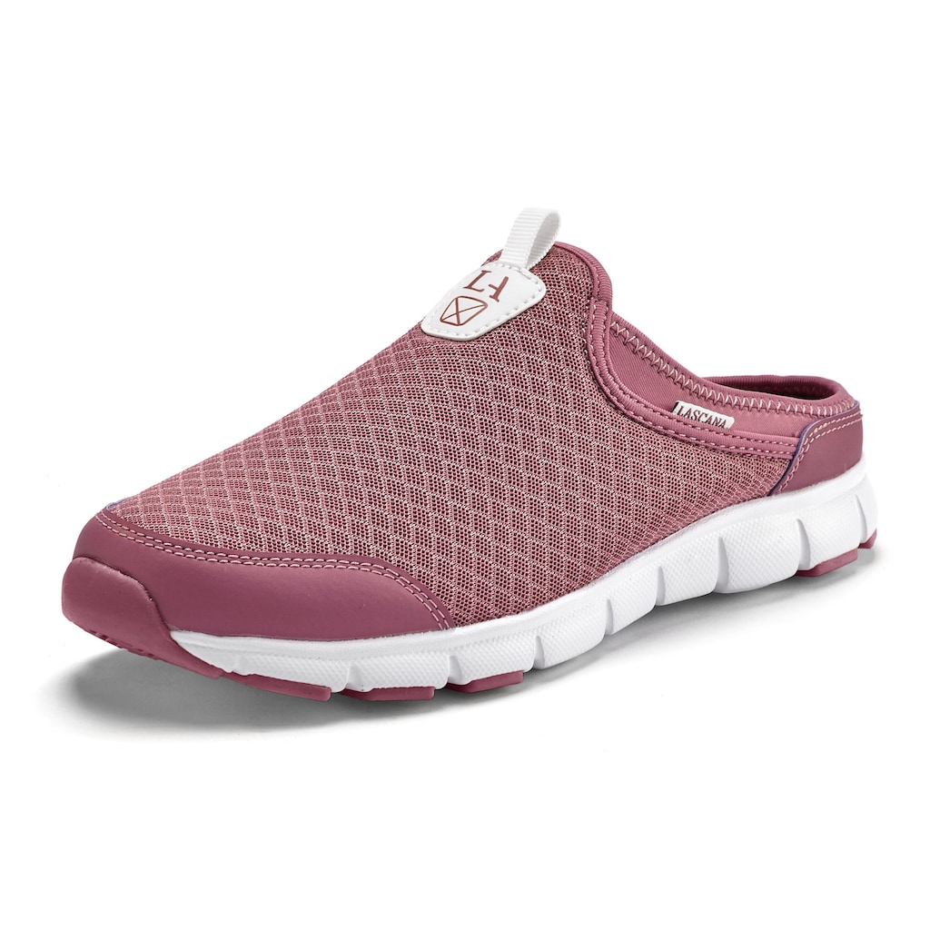 LASCANA Slip-On Sneaker, Sabot aus leichtem Mesh-Material