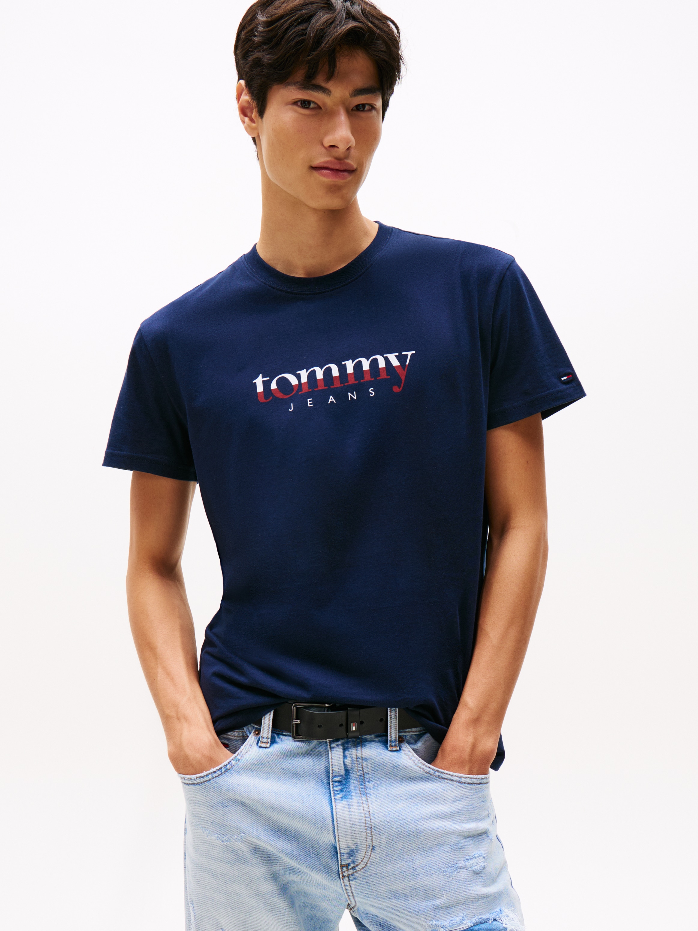 Tommy Jeans T-Shirt "aus Jersey mit Logo" günstig online kaufen