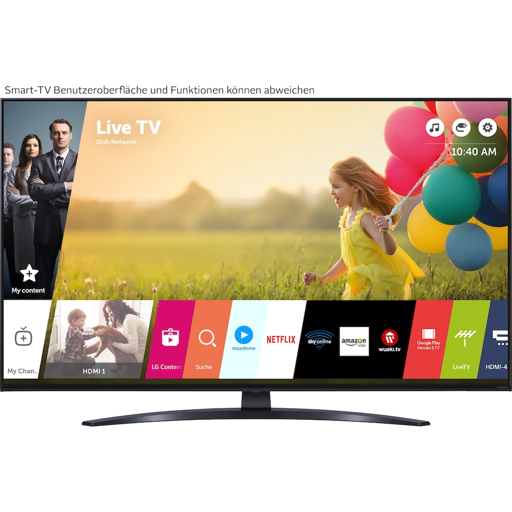 LG LED-Fernseher »50NANO769QA«, 126 cm/50 Zoll, 4K Ultra HD, Smart-TV, α5 Gen5 4K AI-Prozessor, Direct LED, HDMI 2.0, Sprachassistenten