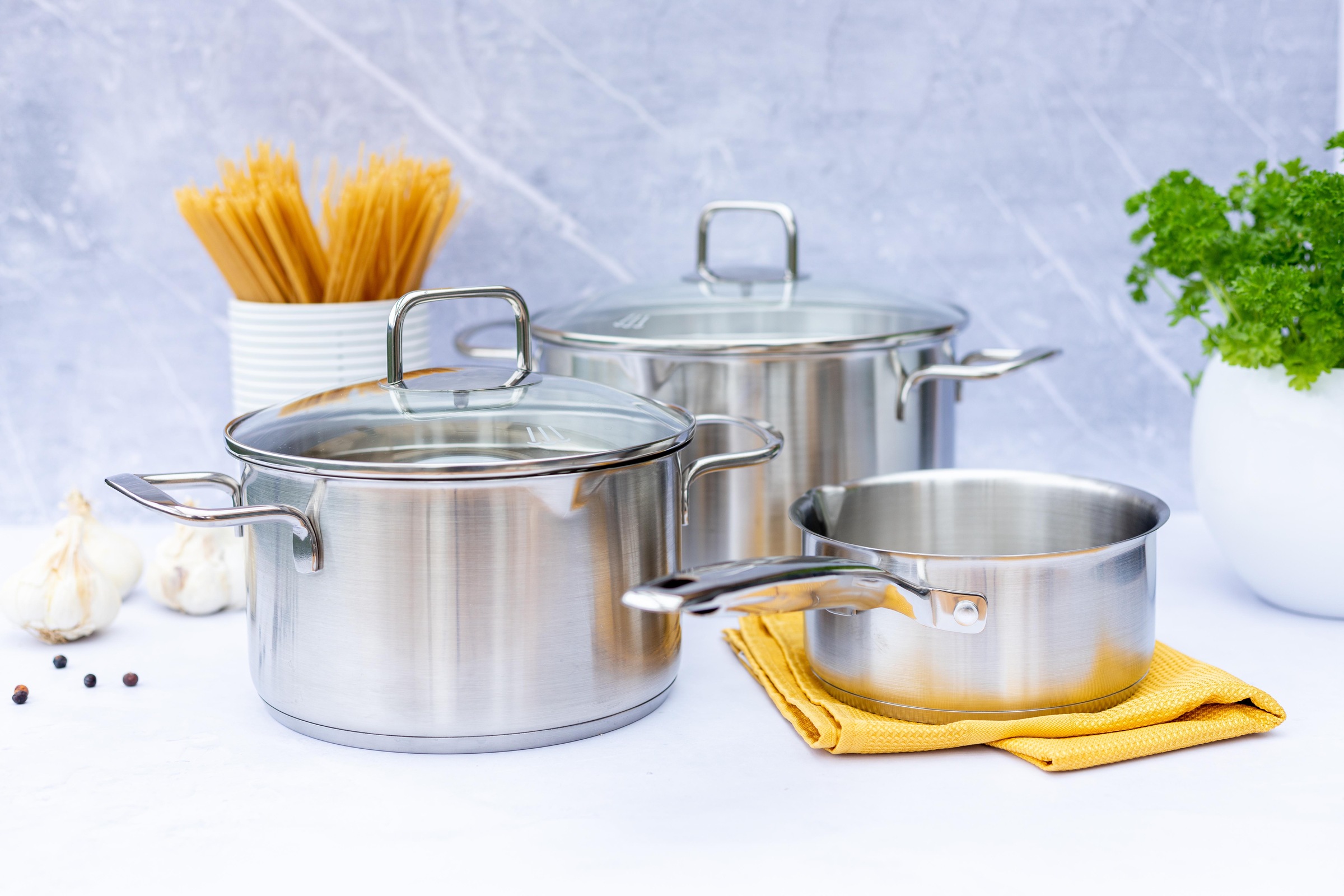 MÄSER Kasserolle "Kochtopf Sanvito, Edelstahl" Set, 1 Stk. tlg. Edelstahl 1 günstig online kaufen