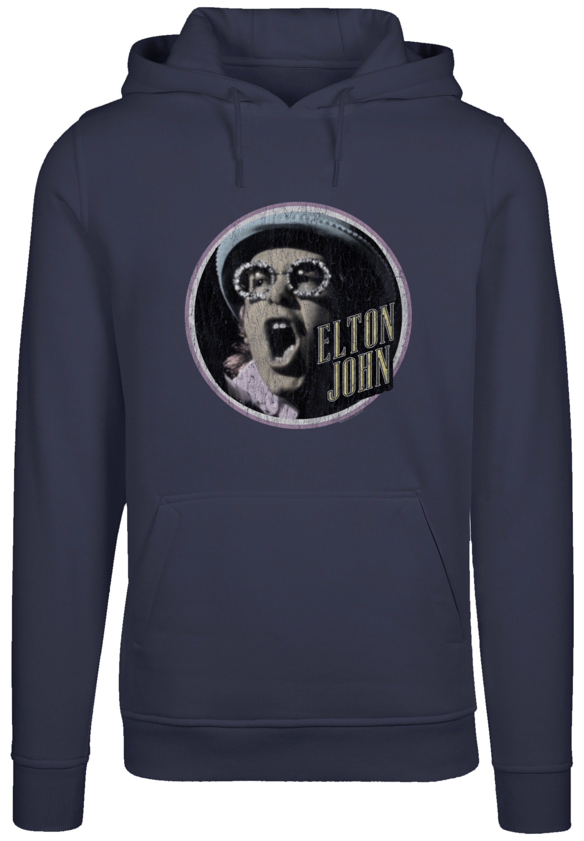 F4NT4STIC Kapuzenpullover »Elton John Vintage Circle«, Premium Qualität