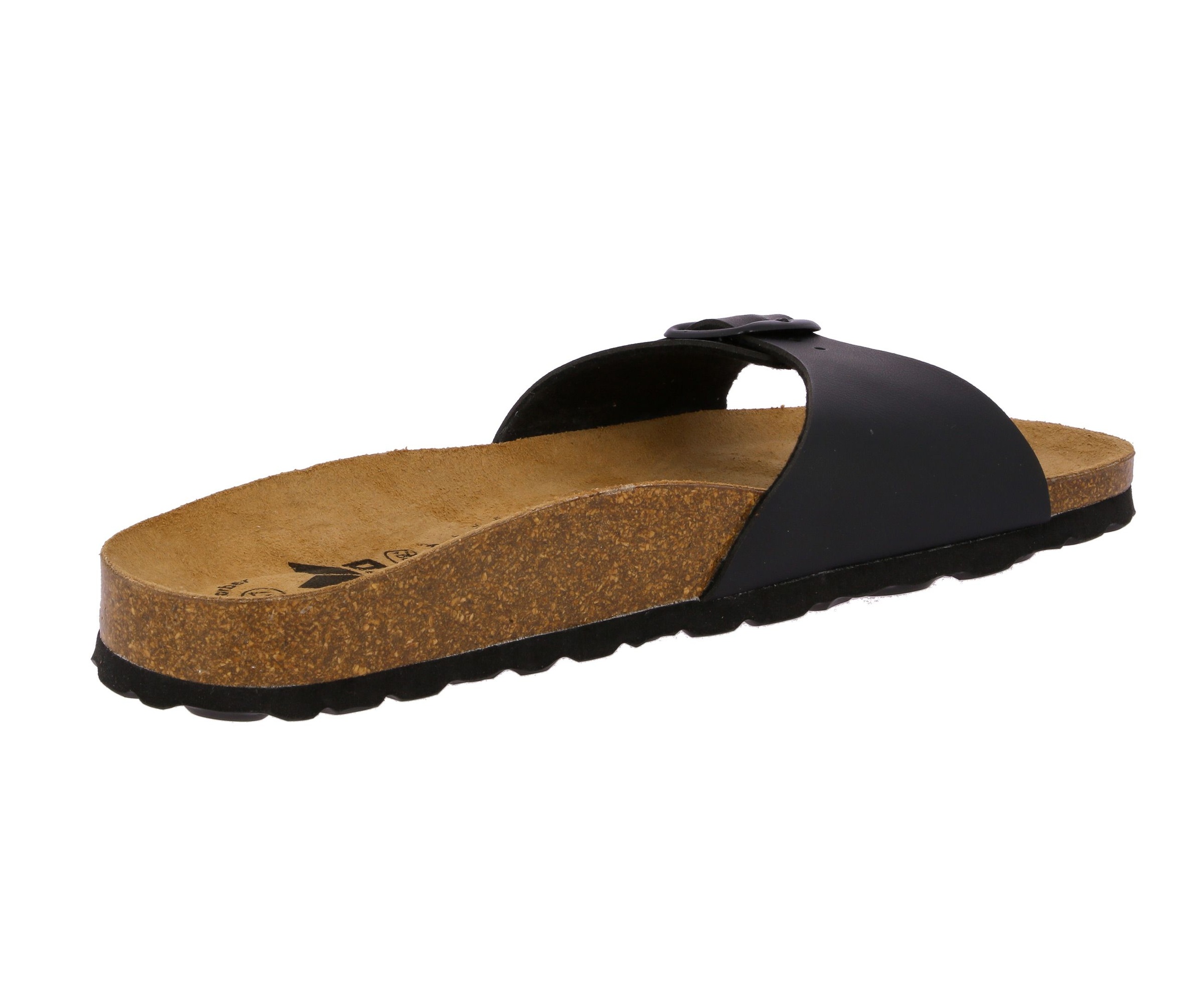 Pantolette LICO "Pantolette Bioline Once", Damen, Gr. 41, schwarz, Synthetik, Schuhe Pantolette 3