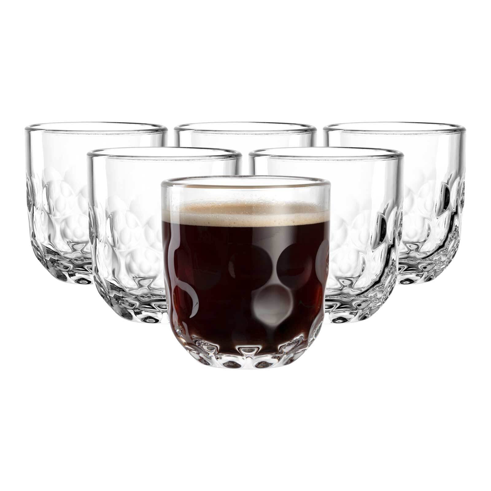 LEONARDO Latte-Macchiato-Glas "Kaffeegläser (1) Gocce 220 ml 6er Set transp günstig online kaufen