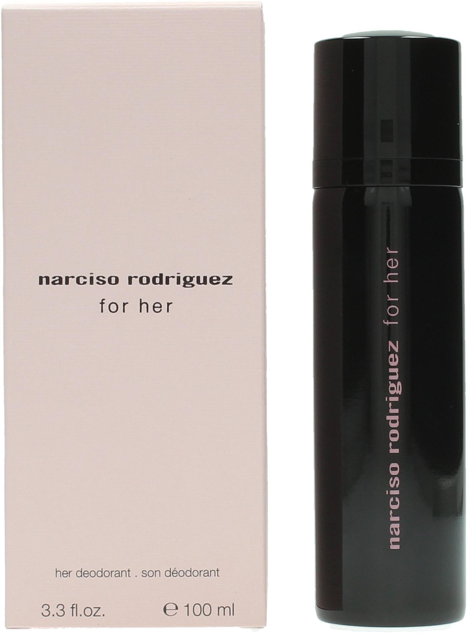 narciso rodriguez Deo-Spray »For Her«, Blumiger Duft, schützt 12h lang und sorgt für Wohlbefinden.