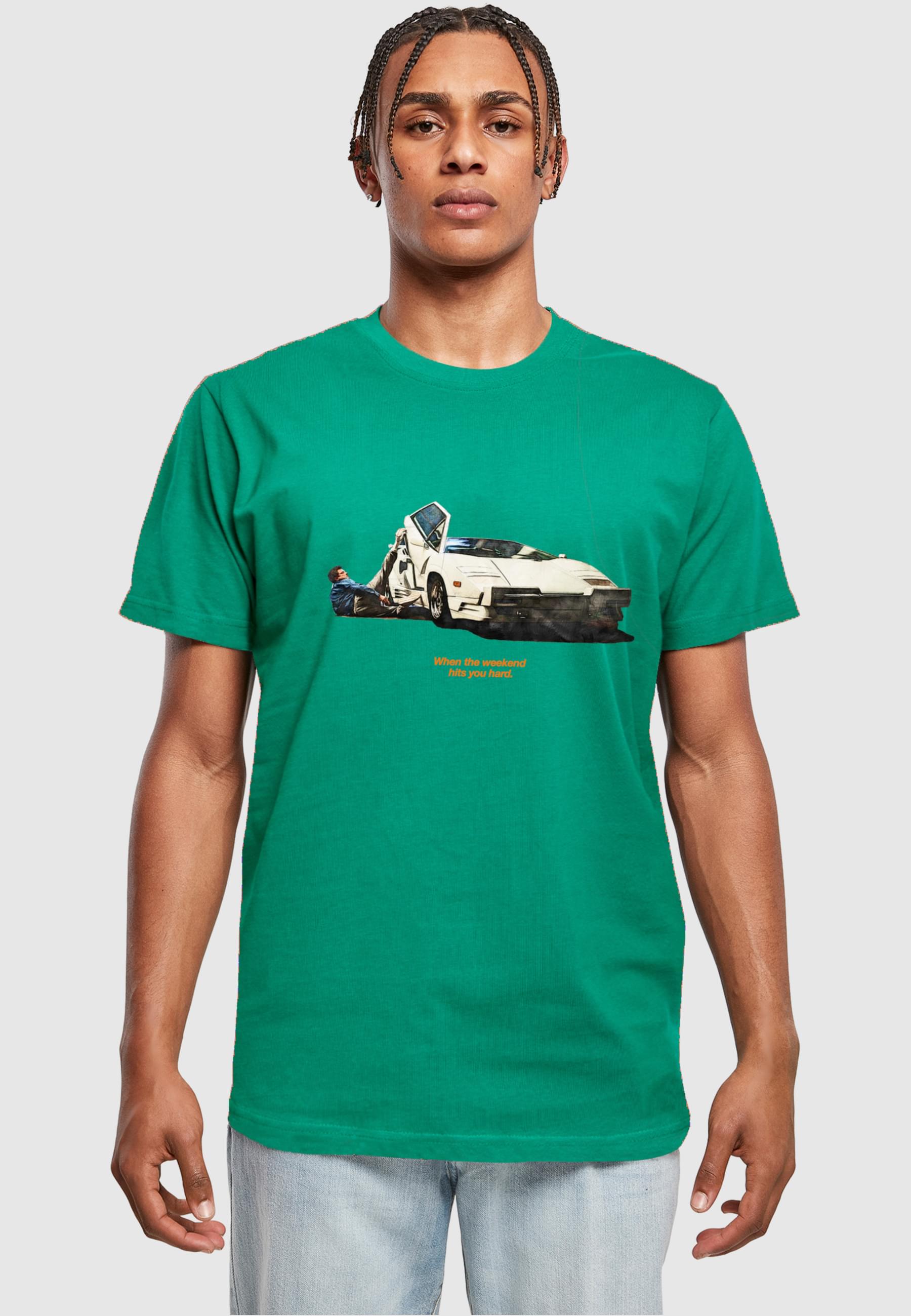 Thumbnail - MisterTee T-Shirt "MisterTee Herren Weekend Wolf Tee", (1 tlg.)