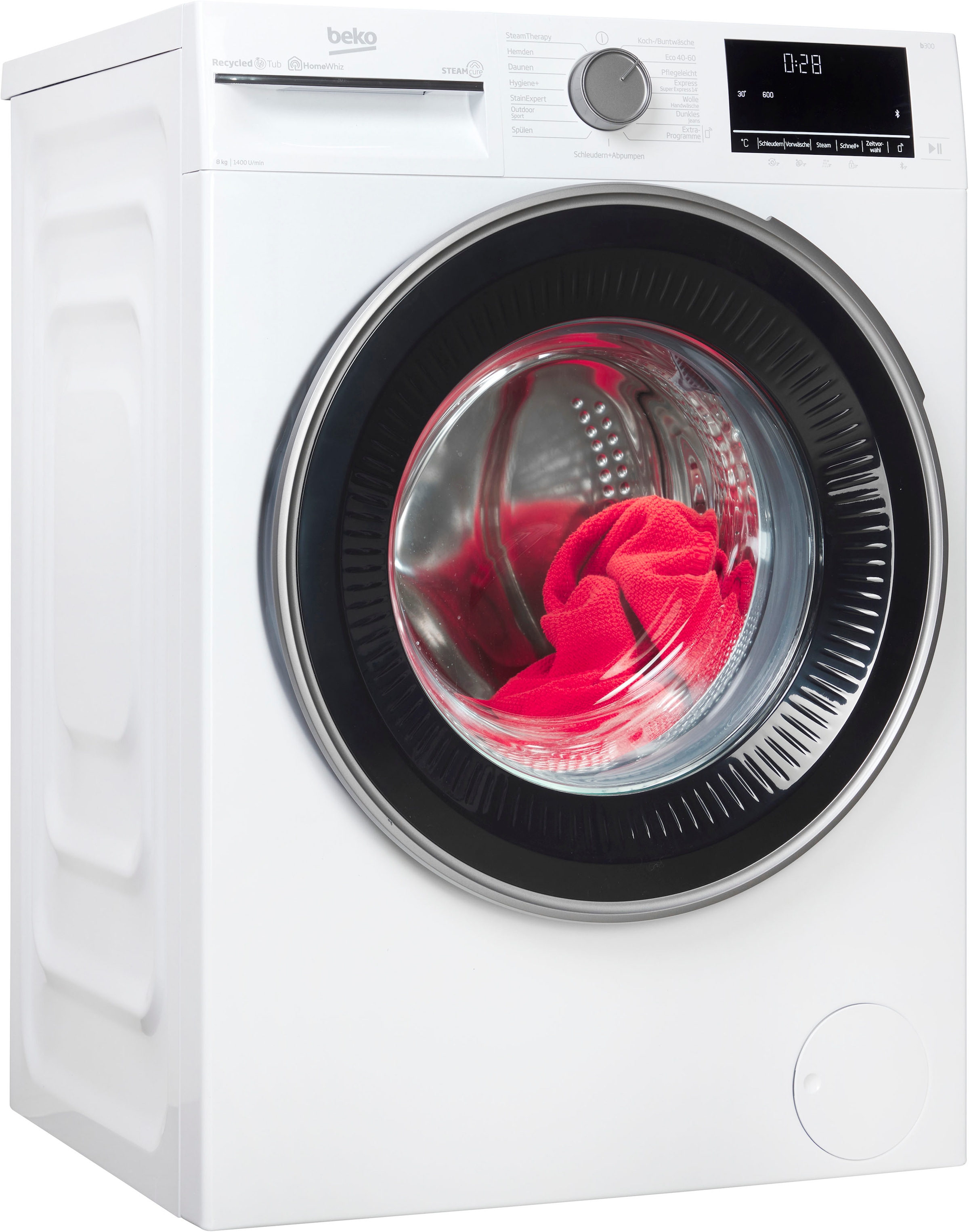 BEKO b300 "B3WFU58415W1" 8 1400 SteamCure - 99% allergenfrei günstig online kaufen