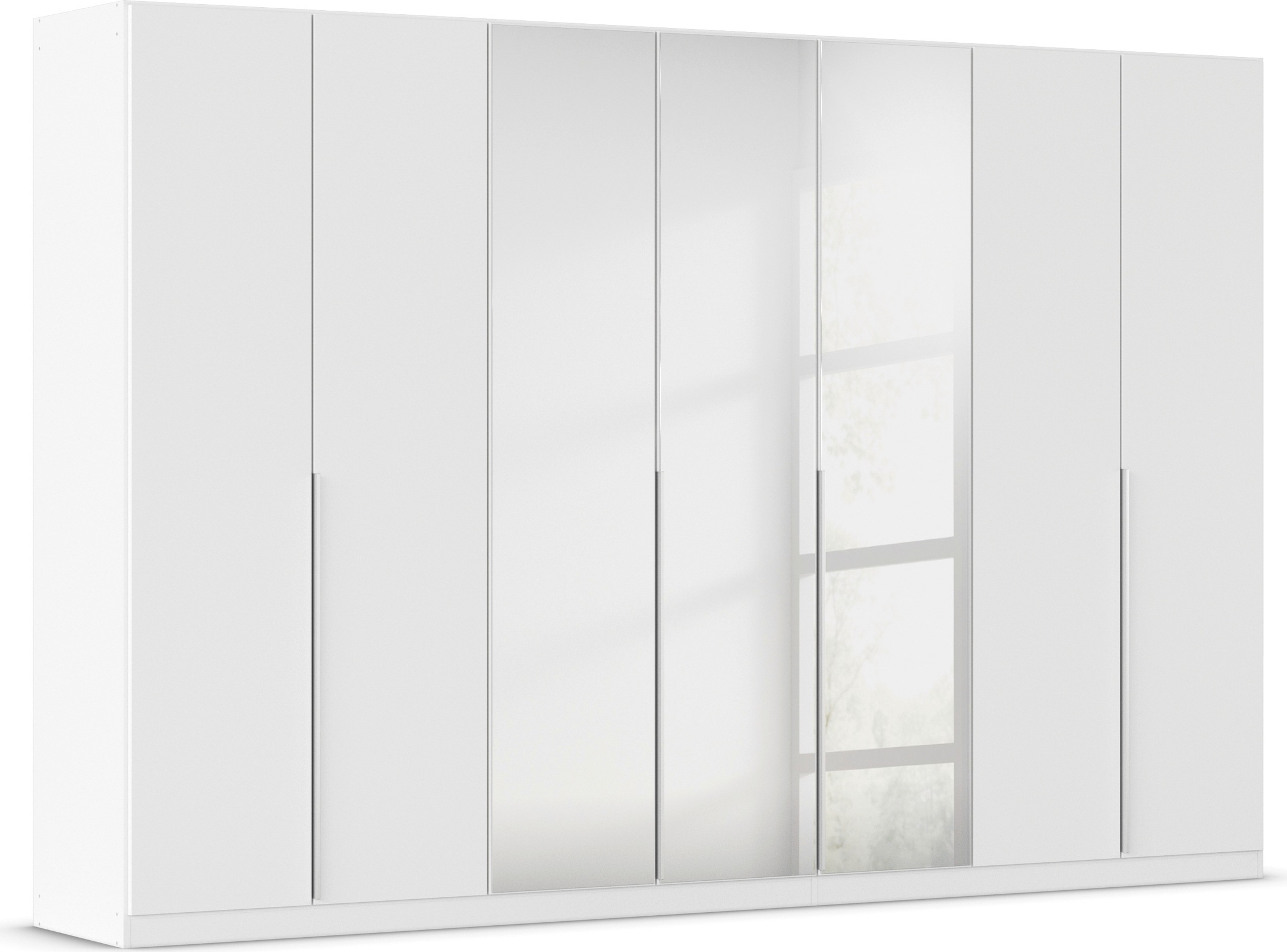 OTTO home Drehtürenschrank "Kleiderschrank Schrank Garderobe AGORDO mit Dekor- oder Hochglanzfront" in zwei Griff-Farben, Breiten 91-405 cm, durchdachte Innenausstattung, in 8 Breiten und 2 Höhen MADE IN GERMANY