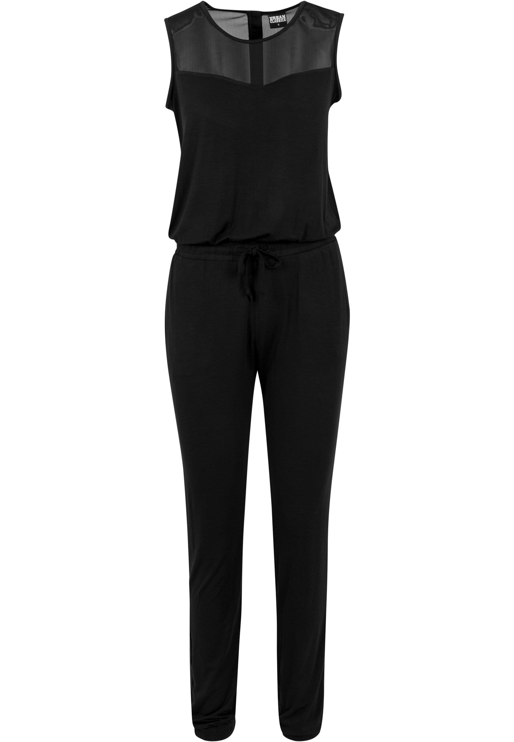 URBAN CLASSICS Jumpsuit »Urban Classics Damen Ladies Tech Mesh Long Jumpsuit«, (1 tlg.)