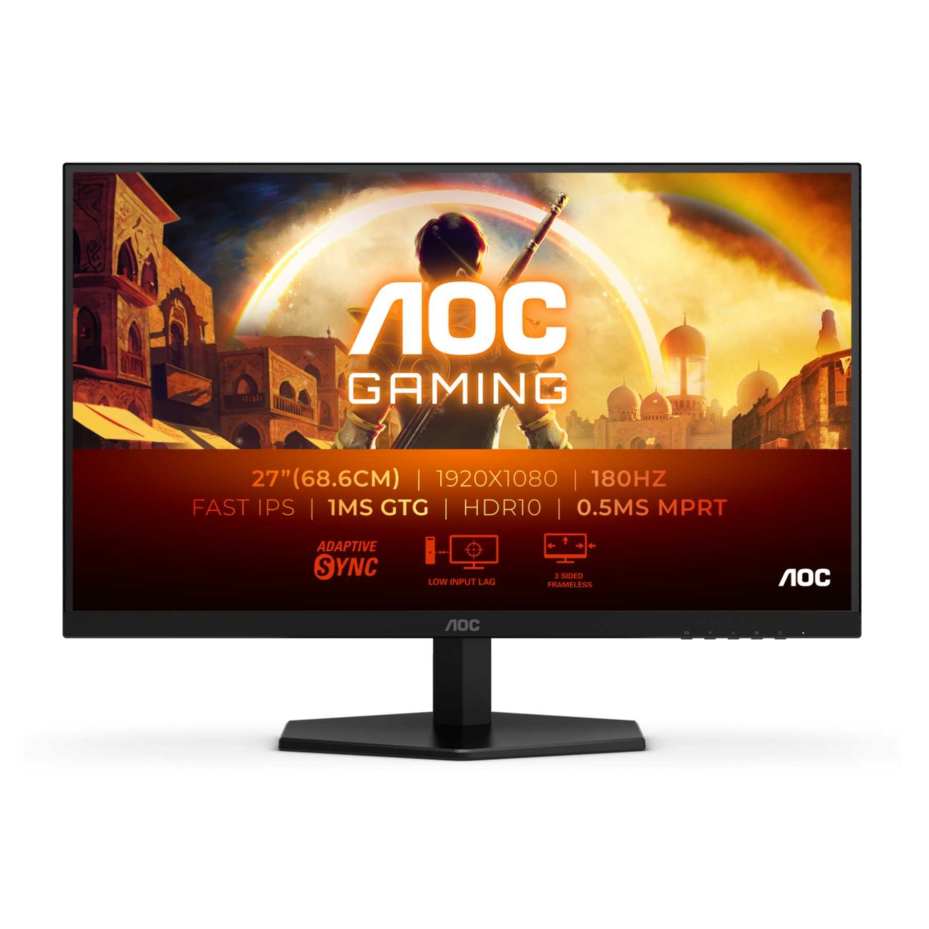 AOC LED-Monitor »27G42E«, 69 cm/27 Zoll, 1920 x 1080 px, Full HD, 1 ms Reaktionszeit, 180 Hz