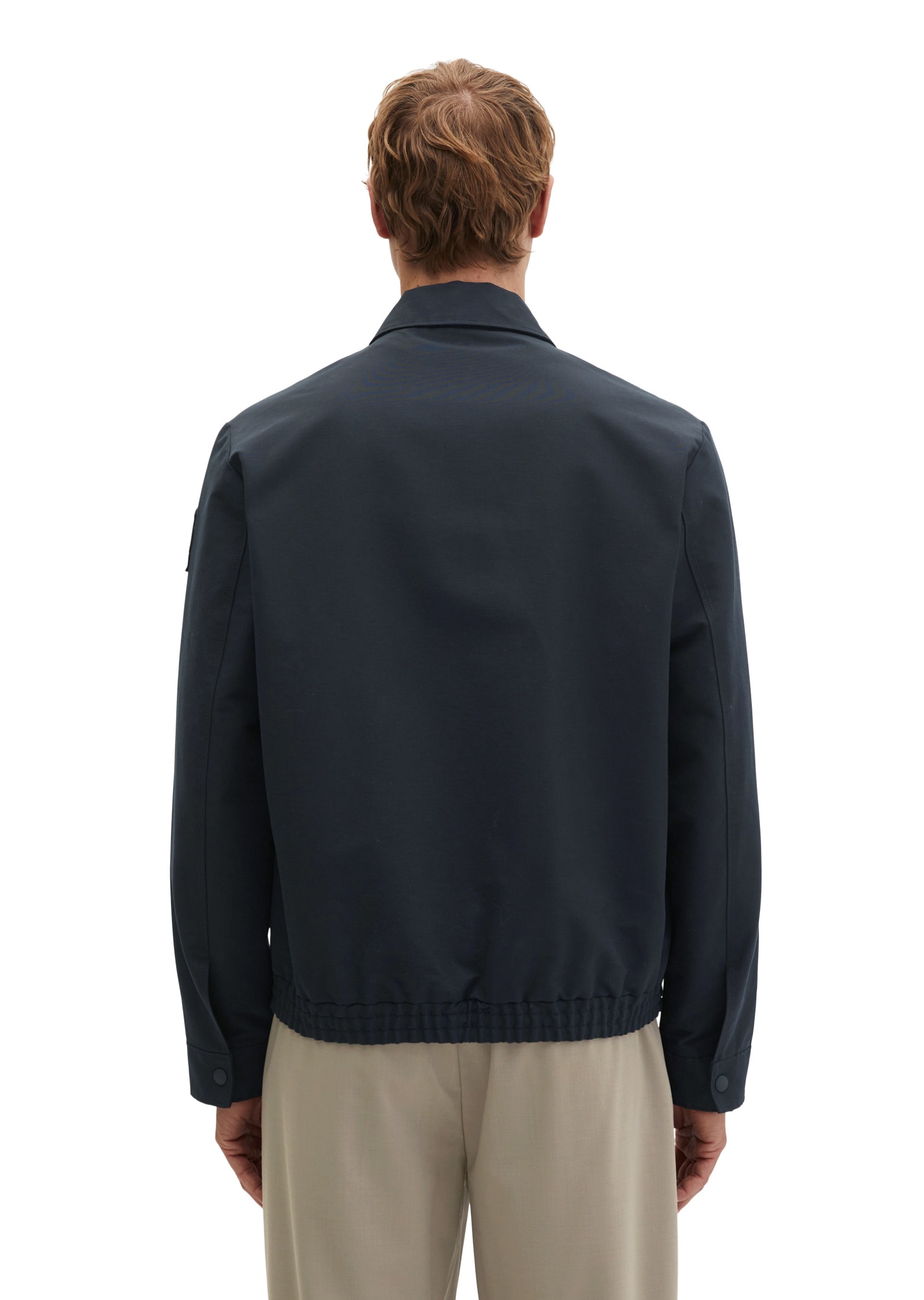 Marc O'Polo Outdoorjacke »aus wasserabweisendem Bio-Baumwoll-Canvas« ohne Kapuze