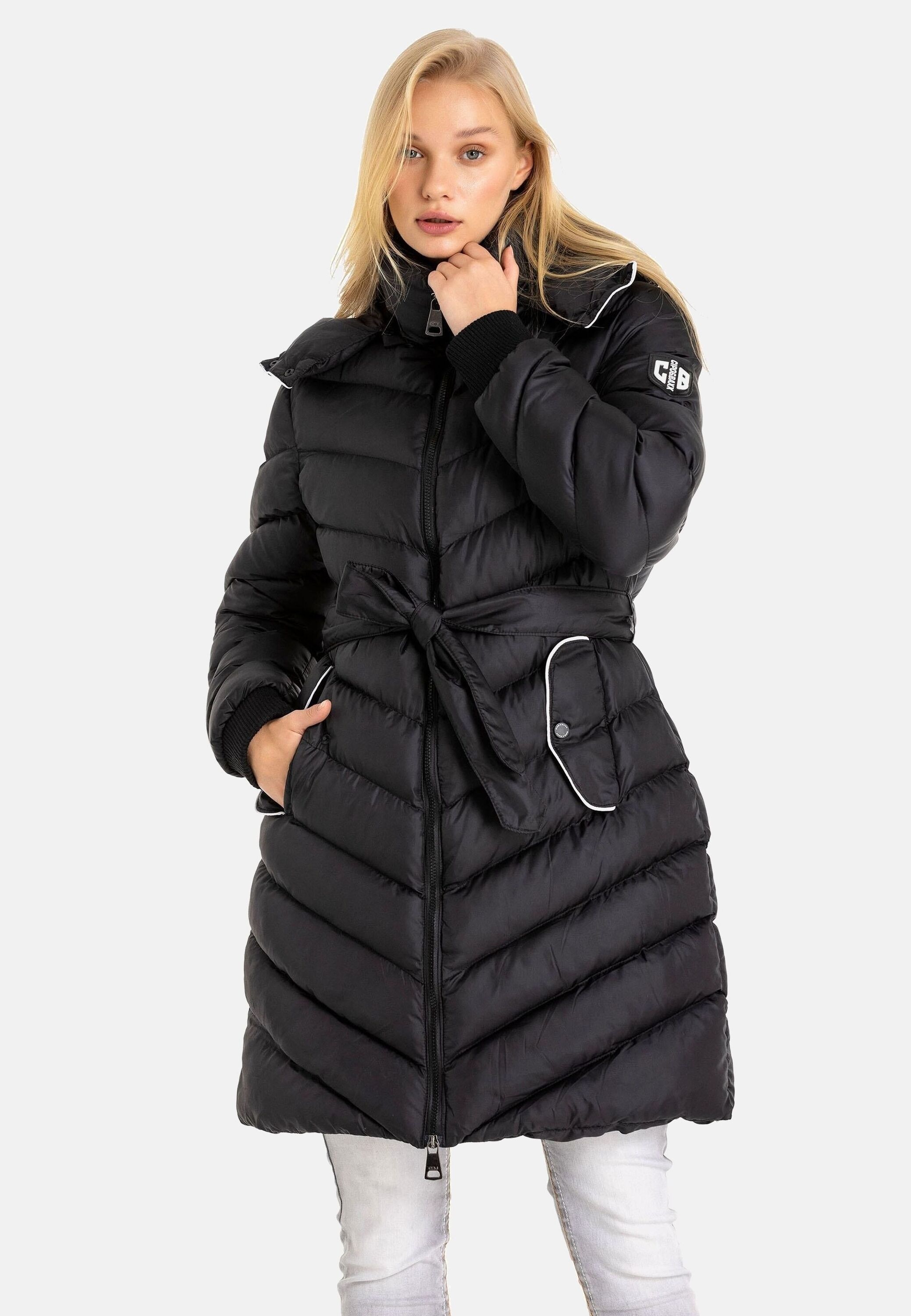 Cipo & Baxx Winterjacke »Jacken«, mit Kapuze, mit abnehmbarer Kapuze, WM135