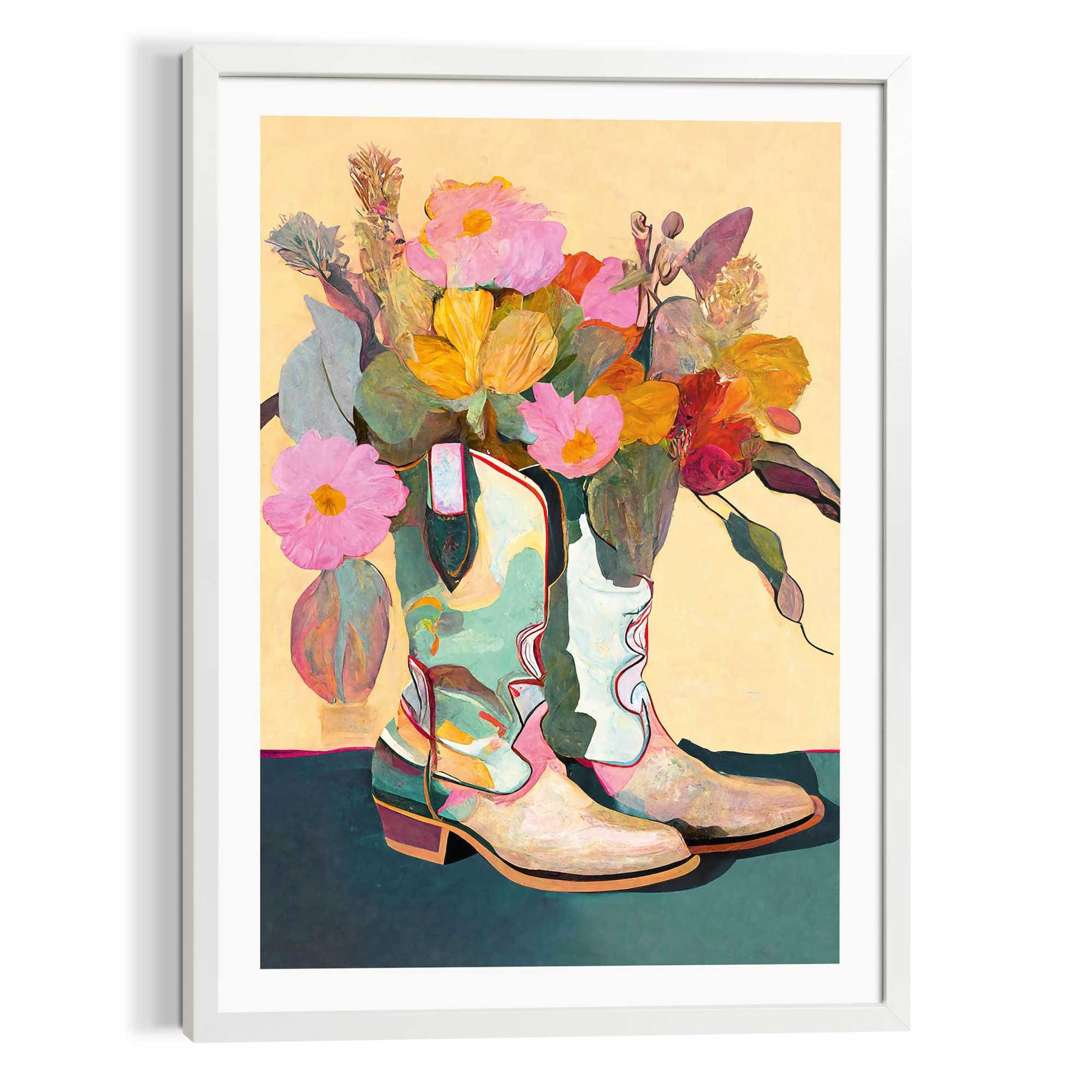 Reinders Leinwandbild "Flower Boots" günstig online kaufen