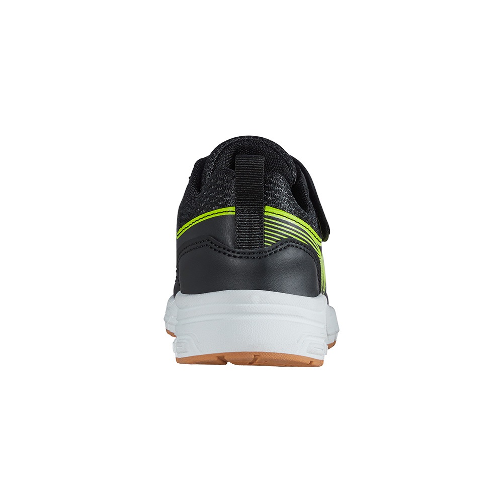 Hallenschuh LOTTO, Mädchen, Gr. 31, schwarz (schwarz, lime), Kunstfaser, Synthetik, mehrfarbig, Schuhe Hallenschuh, - für den Indoor Sport - mit nicht-färbender Sohle 3