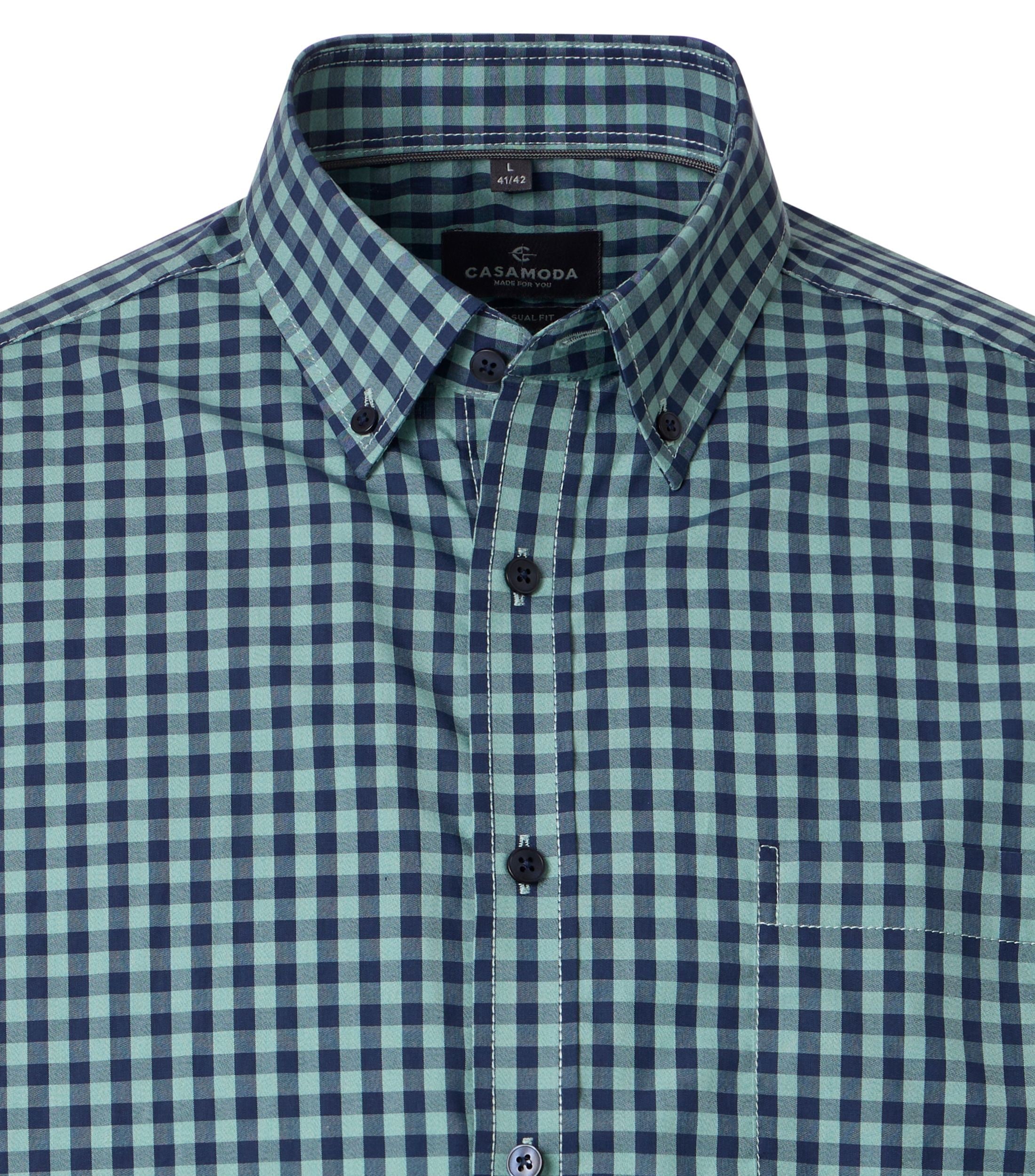 CASAMODA Kurzarmhemd »CASAMODA Freizeithemd Kurzarm kariert«