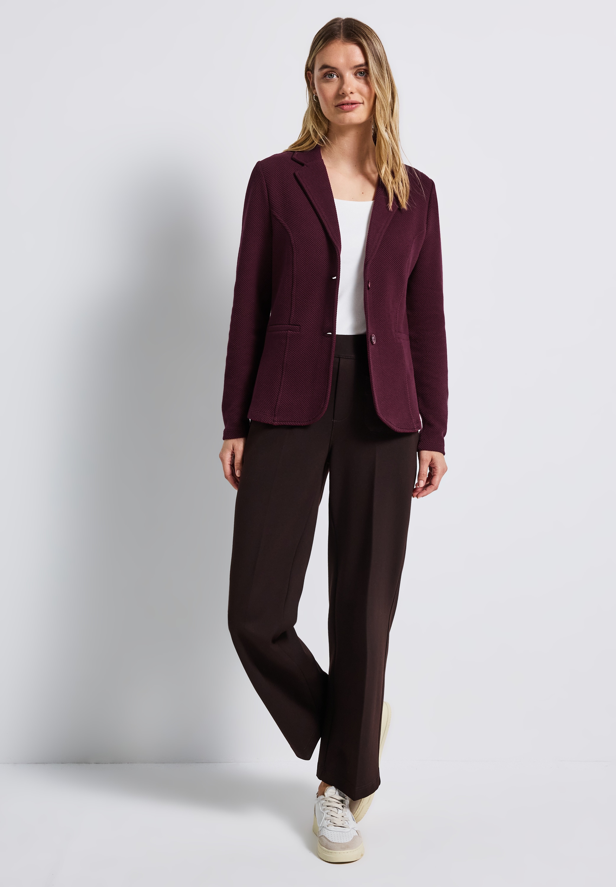 STREET ONE Kurzblazer, aus softem Materialmix