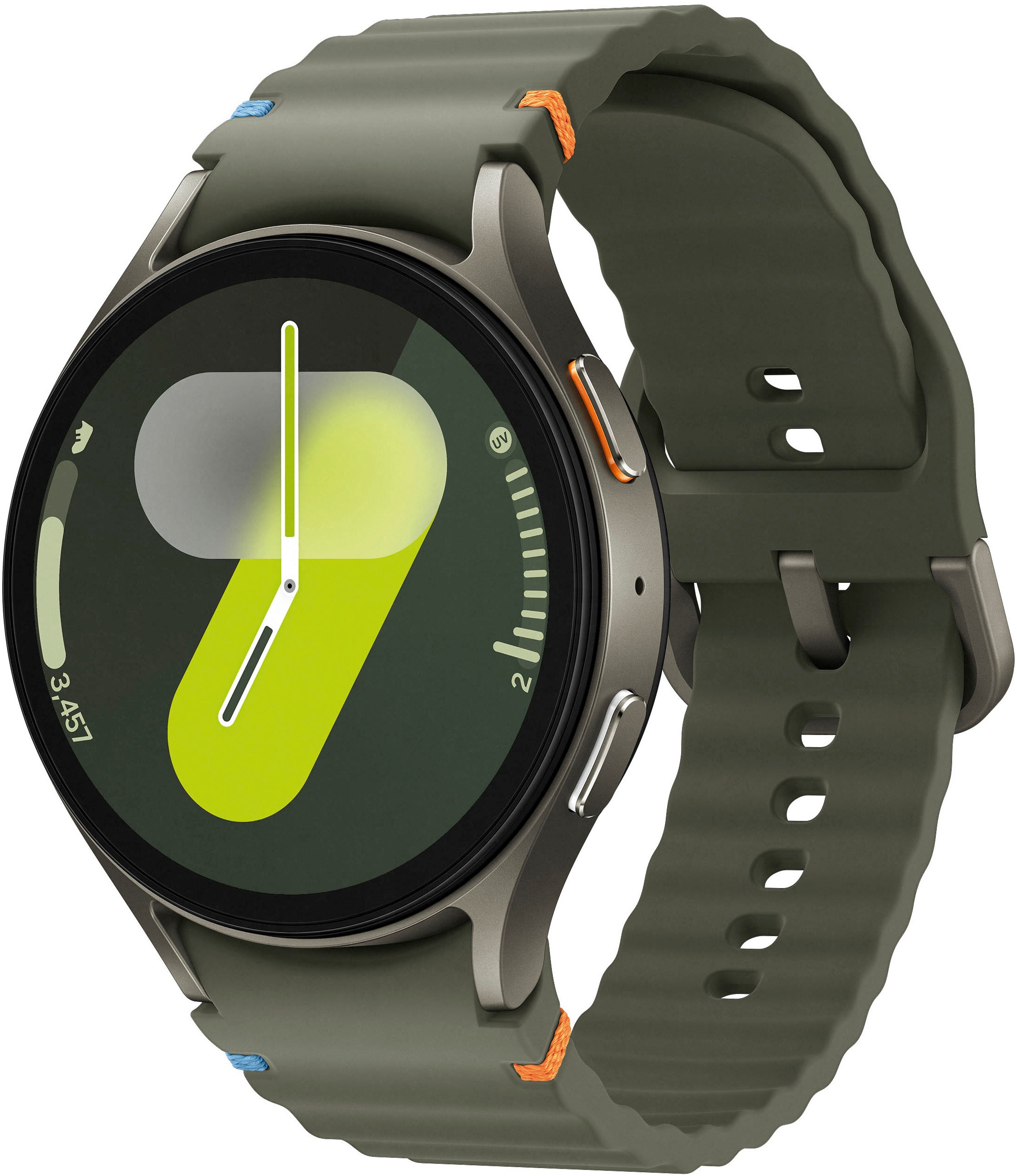 Samsung Galaxy Watch7 BT 44 mm Smartwatches Green (85-130 mm) Nitrilkautschuk - Bild 3