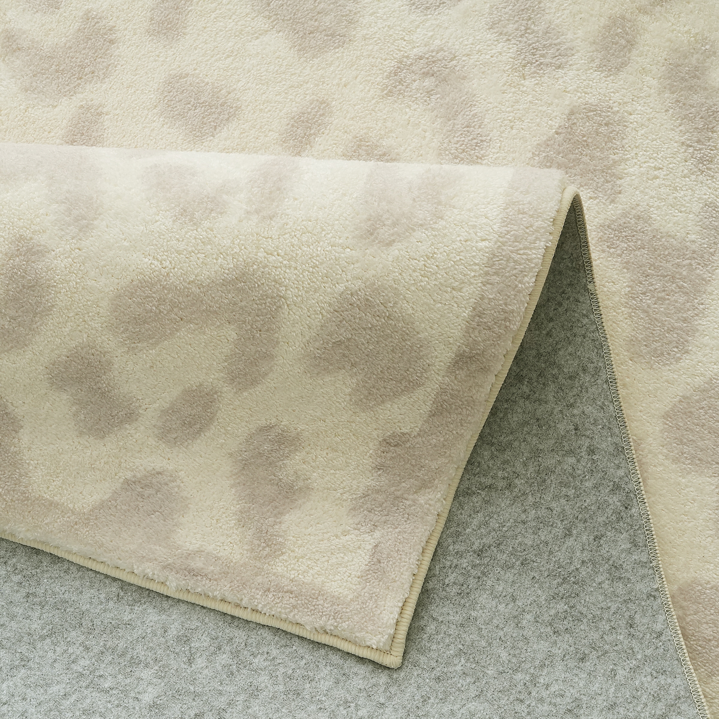 OTTO home Teppich »Leo, mit trendigem Leopardenmuster, waschbar« rechteckig 12 mm Höhe kuschelig & weich, modern, Animal Print, Wohnzimmer, Schlafzimmer