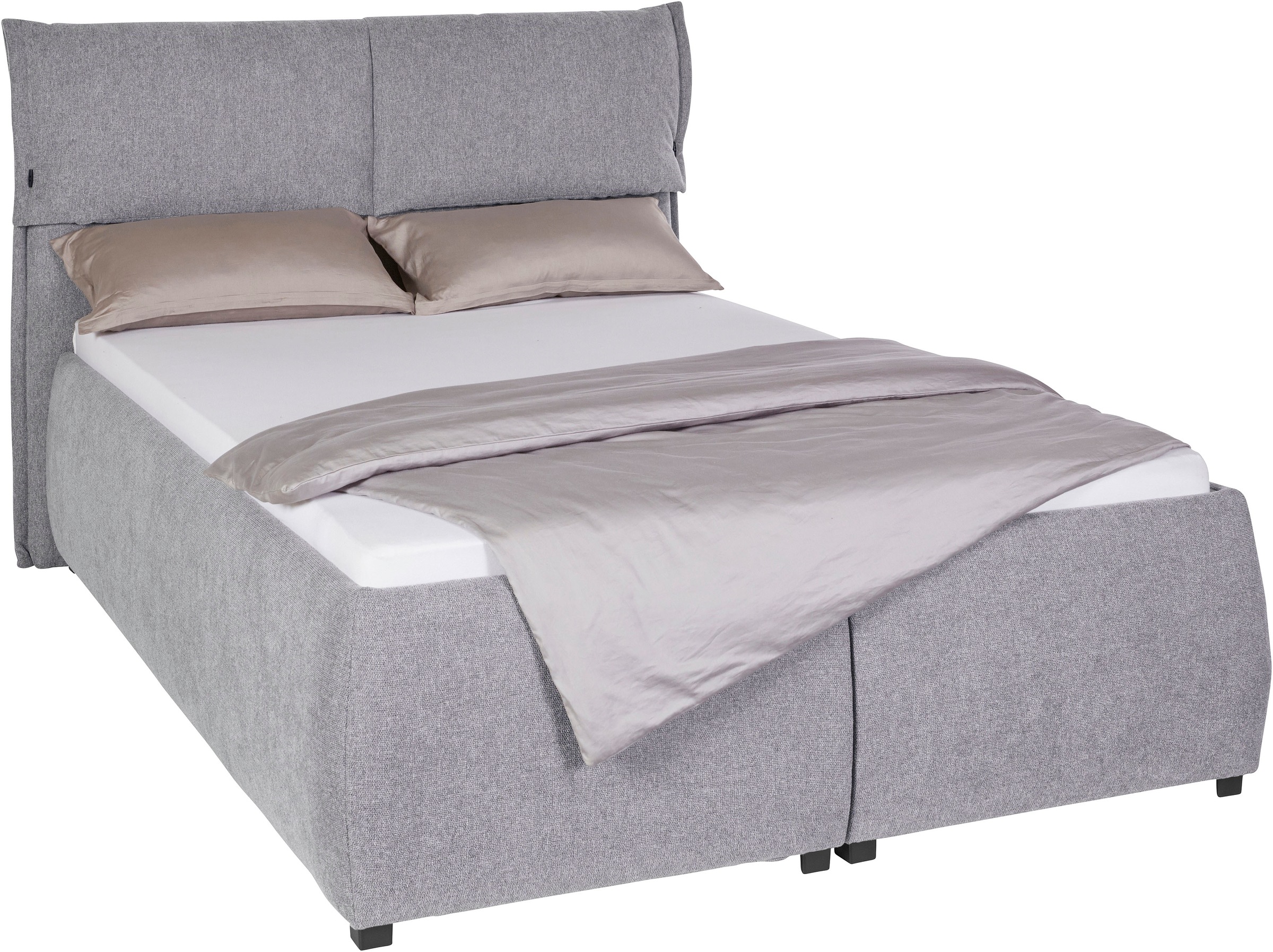 Home affaire Polsterbett "Jenson" als Bettgestell oder mit 3 Matratzenarten günstig online kaufen