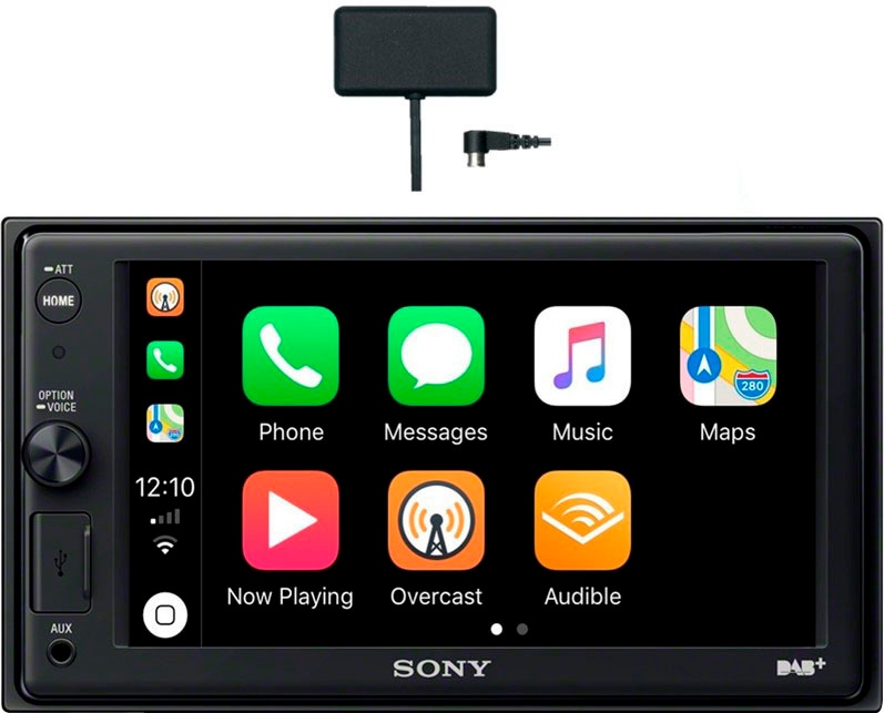 Sony Autoradio »XAVAX1005KIT«, (A2DP Bluetooth-AVRCP Bluetooth-Bluetooth Digitalradio (DAB+) 55 W), mit Apple CarPlay und Bluetooth