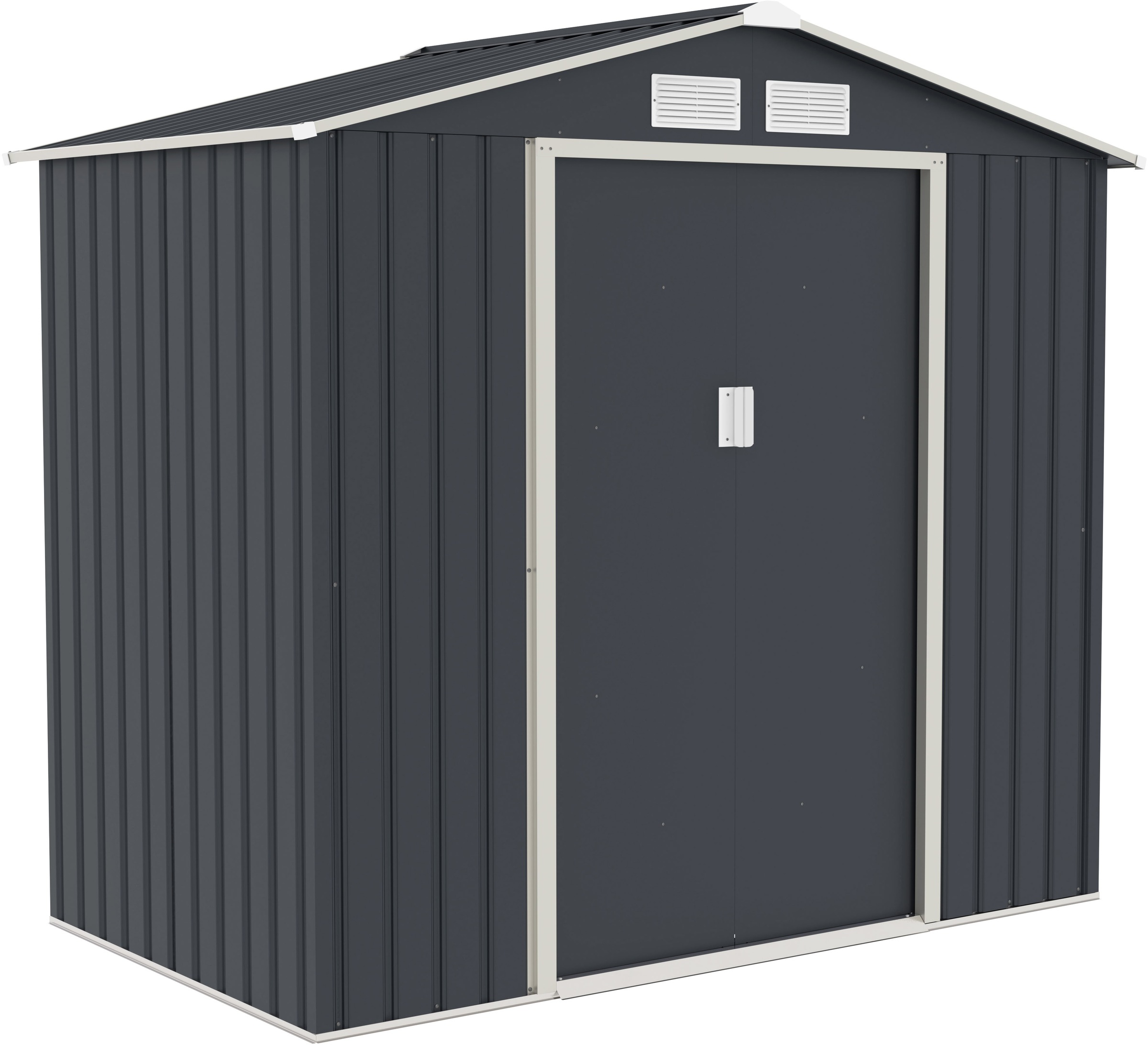 KONIFERA Gerätehaus "Metall-Geräteschuppen, inkl. Bodenrahmen", wetterfest günstig online kaufen