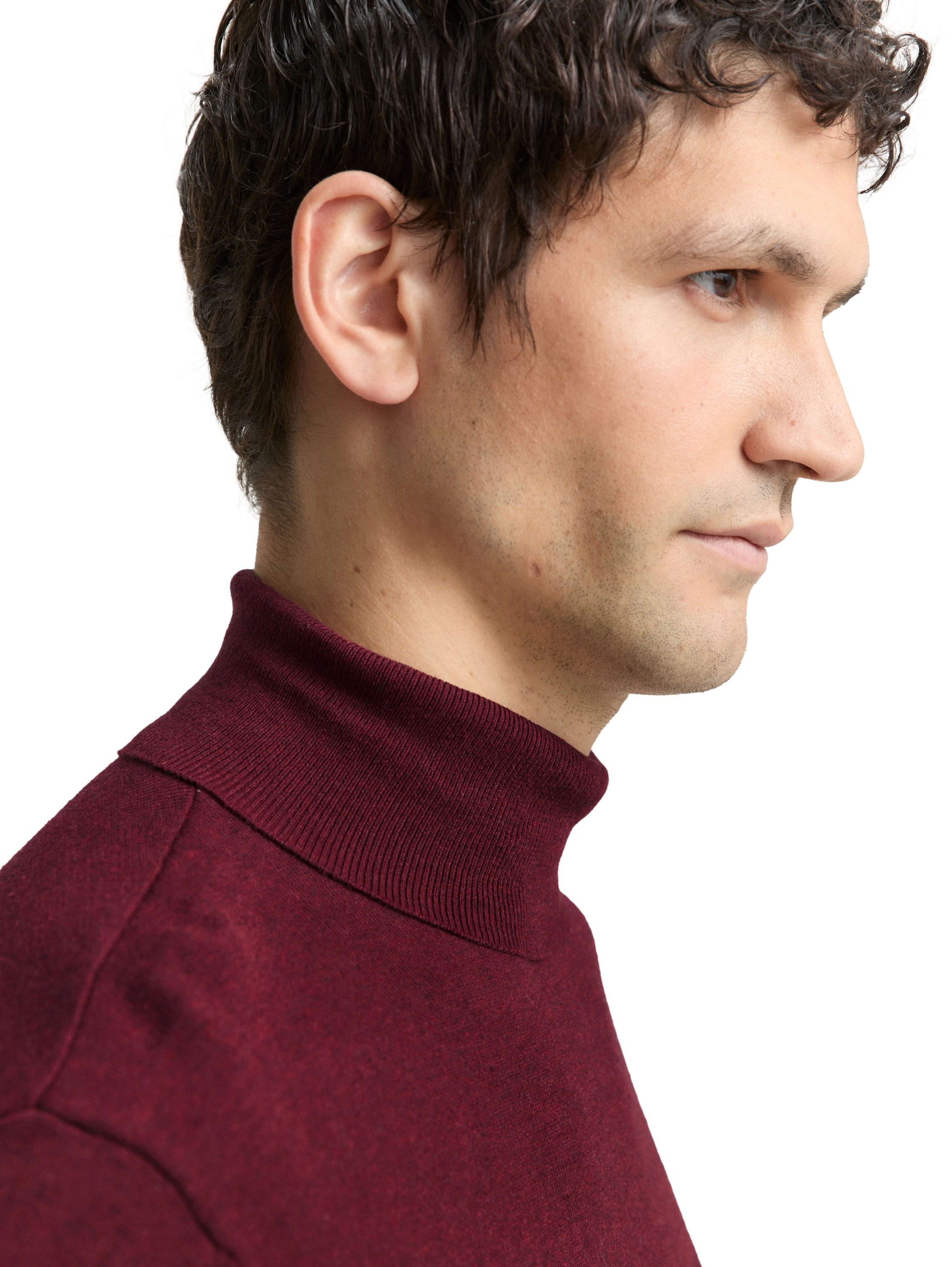 Thumbnail - TOM TAILOR Rollkragenpullover im Strick-Design