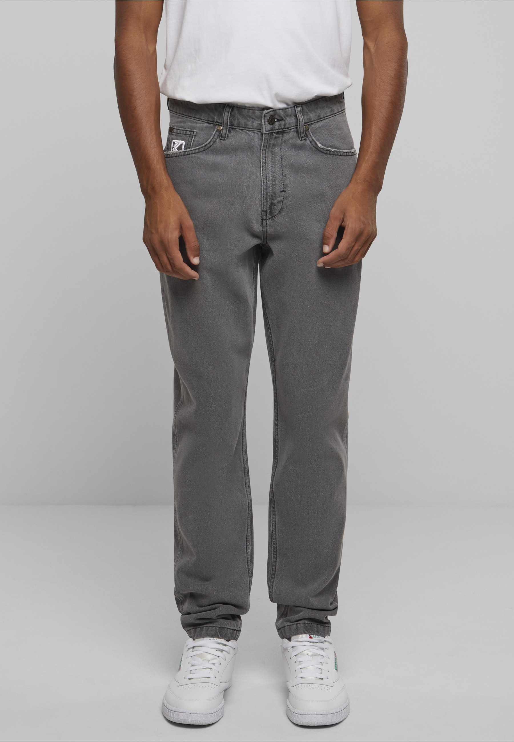 Karl Kani Bequeme Jeans »Karl Kani Herren KK Small Signature Tapered Five Pocket Denim«