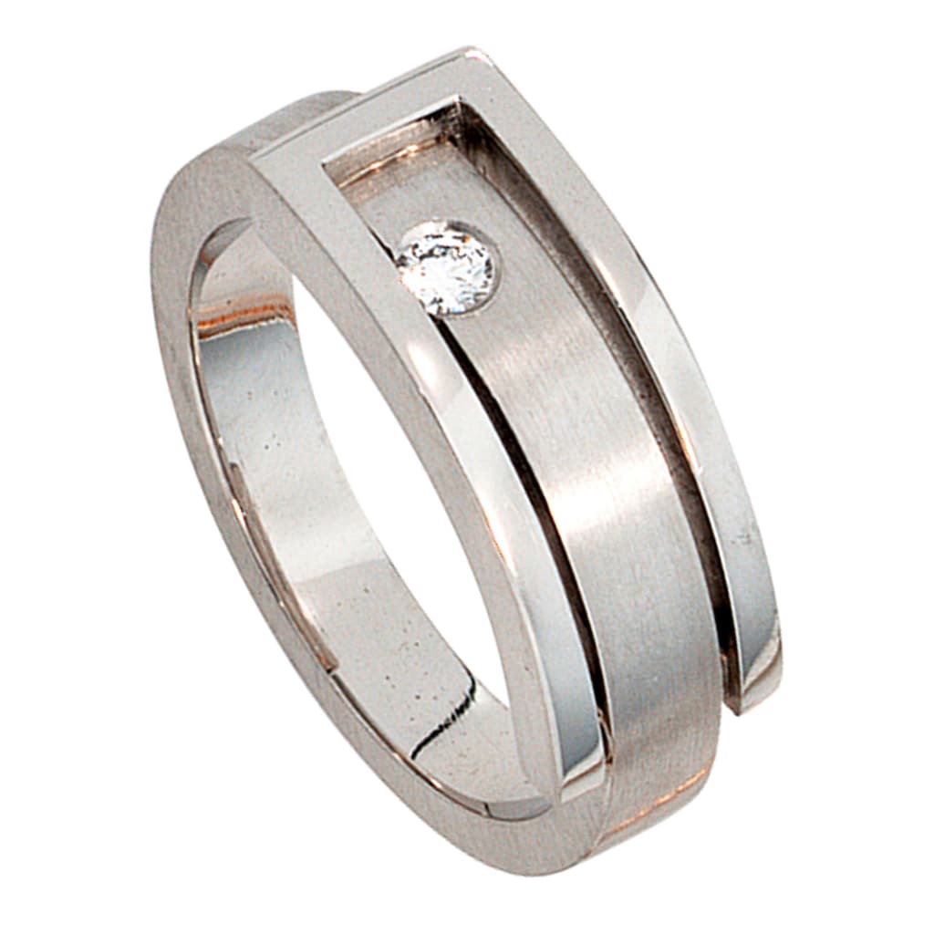 JOBO Fingerring »Diamant-Ring 0 10 ct.« 950 Platin