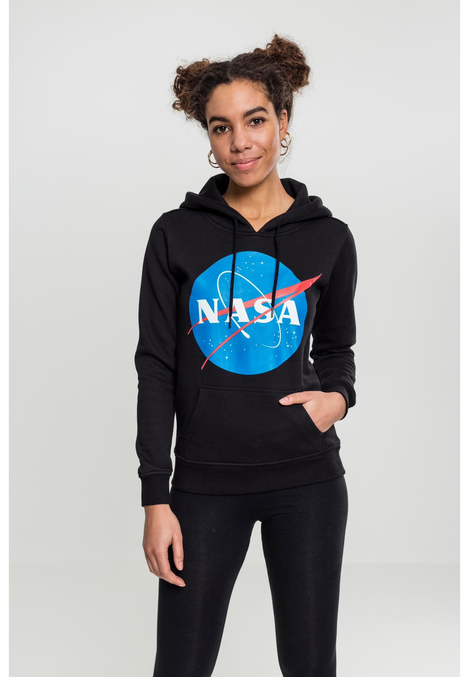 MisterTee Rundhalspullover »MisterTee Damen Ladies NASA Insignia Hoody« 1 Stk. tlg.