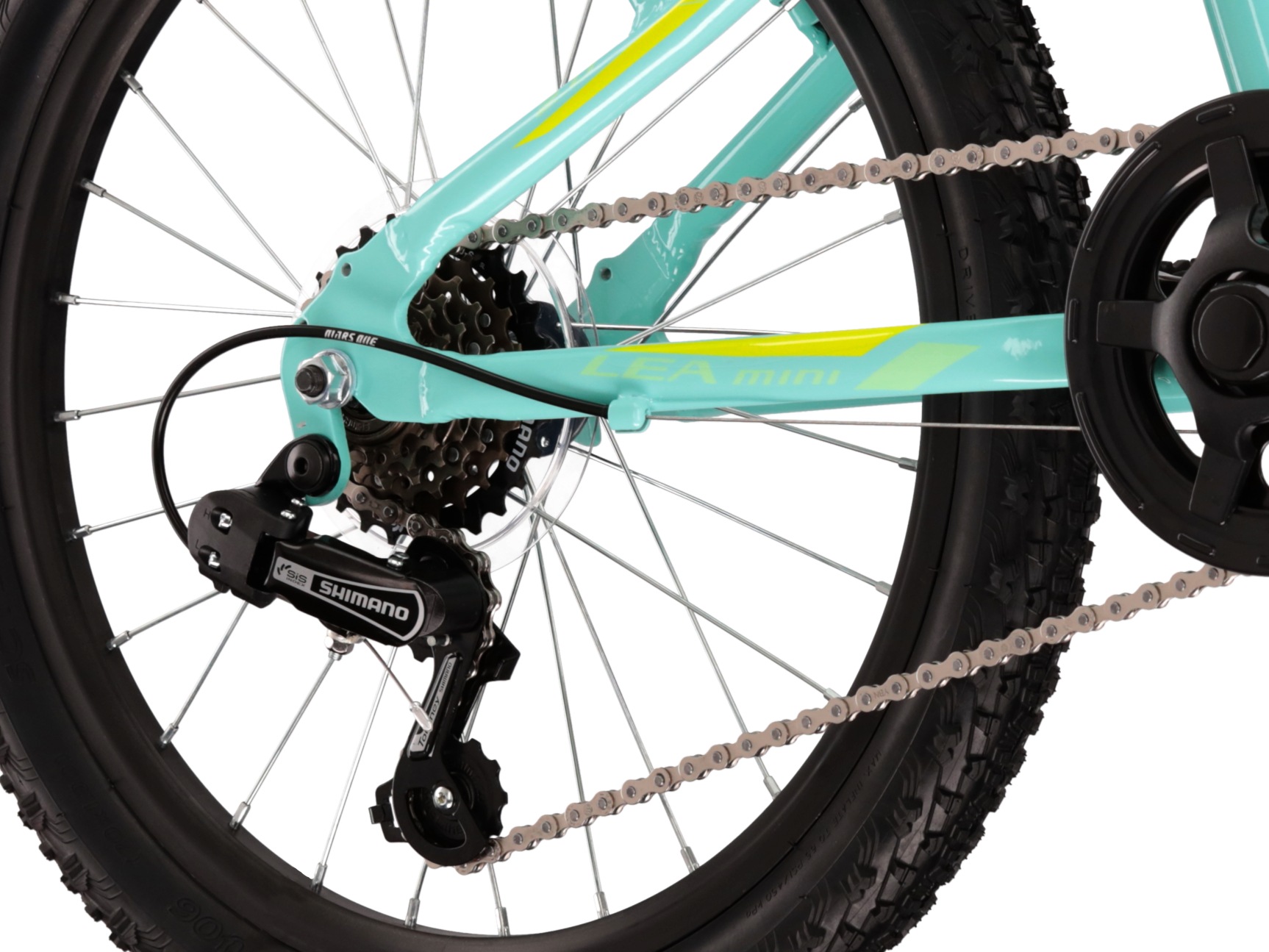 Kross Kinderfahrrad »20" Kinder-MTB Lea Mini 2.0 6 Gänge 2026« 6 Gang Shimano Tourney TY21 Schaltwerk Kettenschaltung