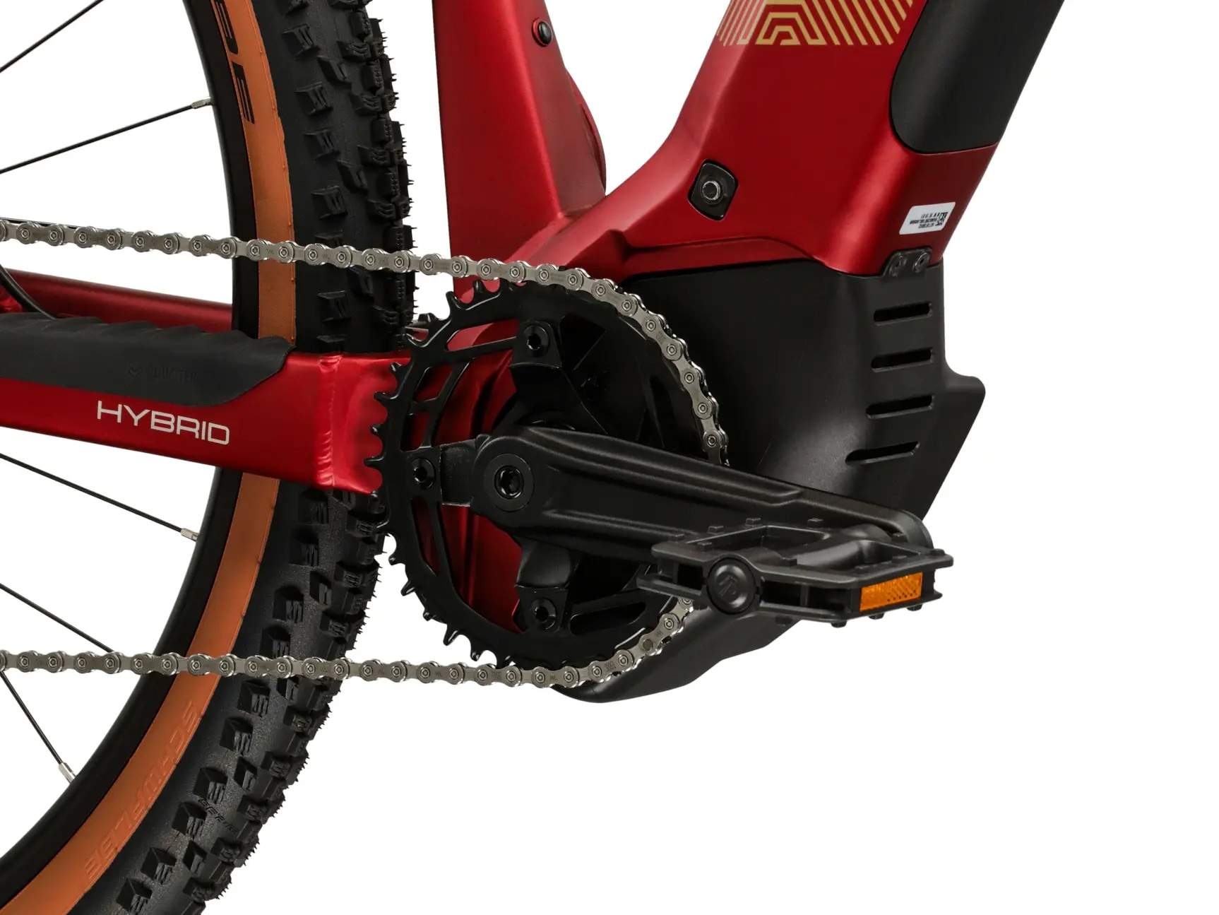Kross »Influx Hybrid 3.0 21,3Ah / 800 Wh 29 Zoll rot 10 Gänge 2026« 10 Gang Shimano CUES U6000 Schaltwerk Kettenschaltung Mittelmotor 250 W