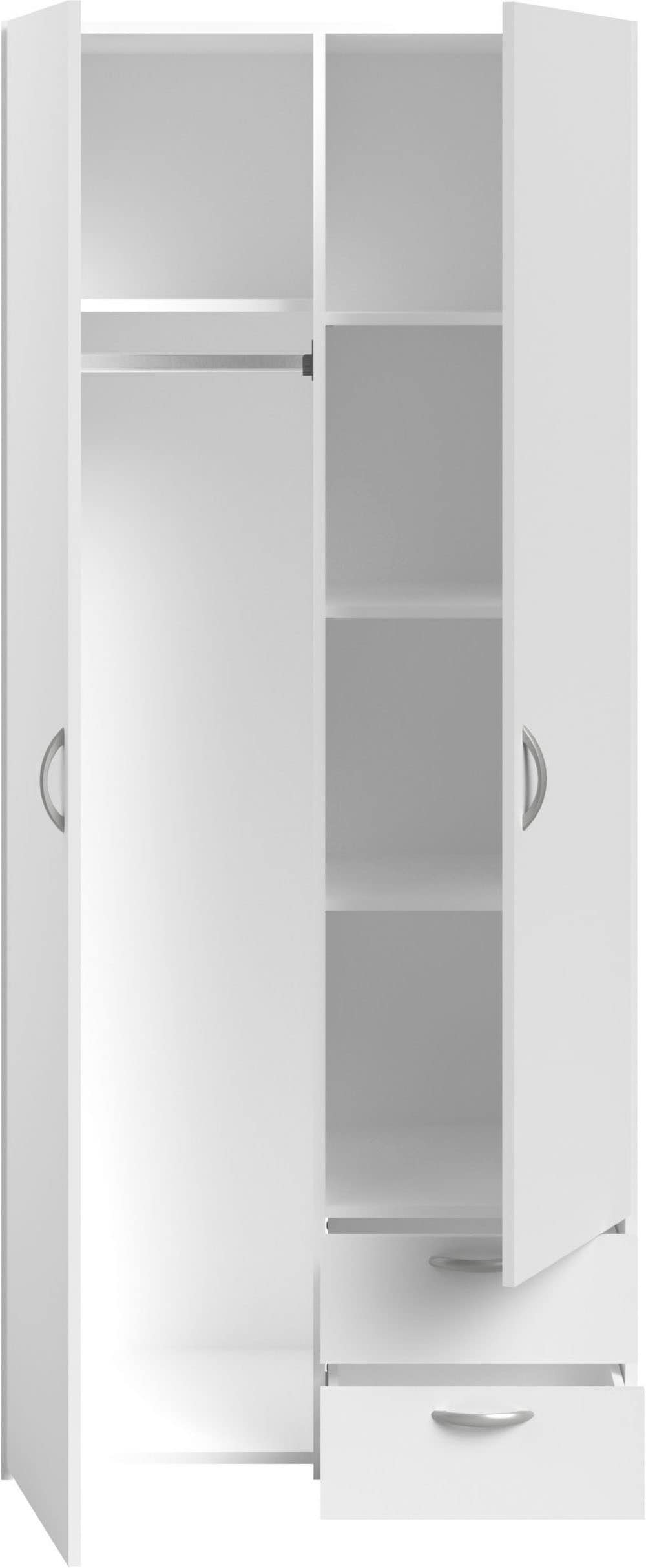 Parisot Jugendzimmer-Set »Parisot, Reverse 11«, (3 tlg.), ausziehbarer Schreibtisch auf Rollen, viel Stauraum, Kleiderschrank