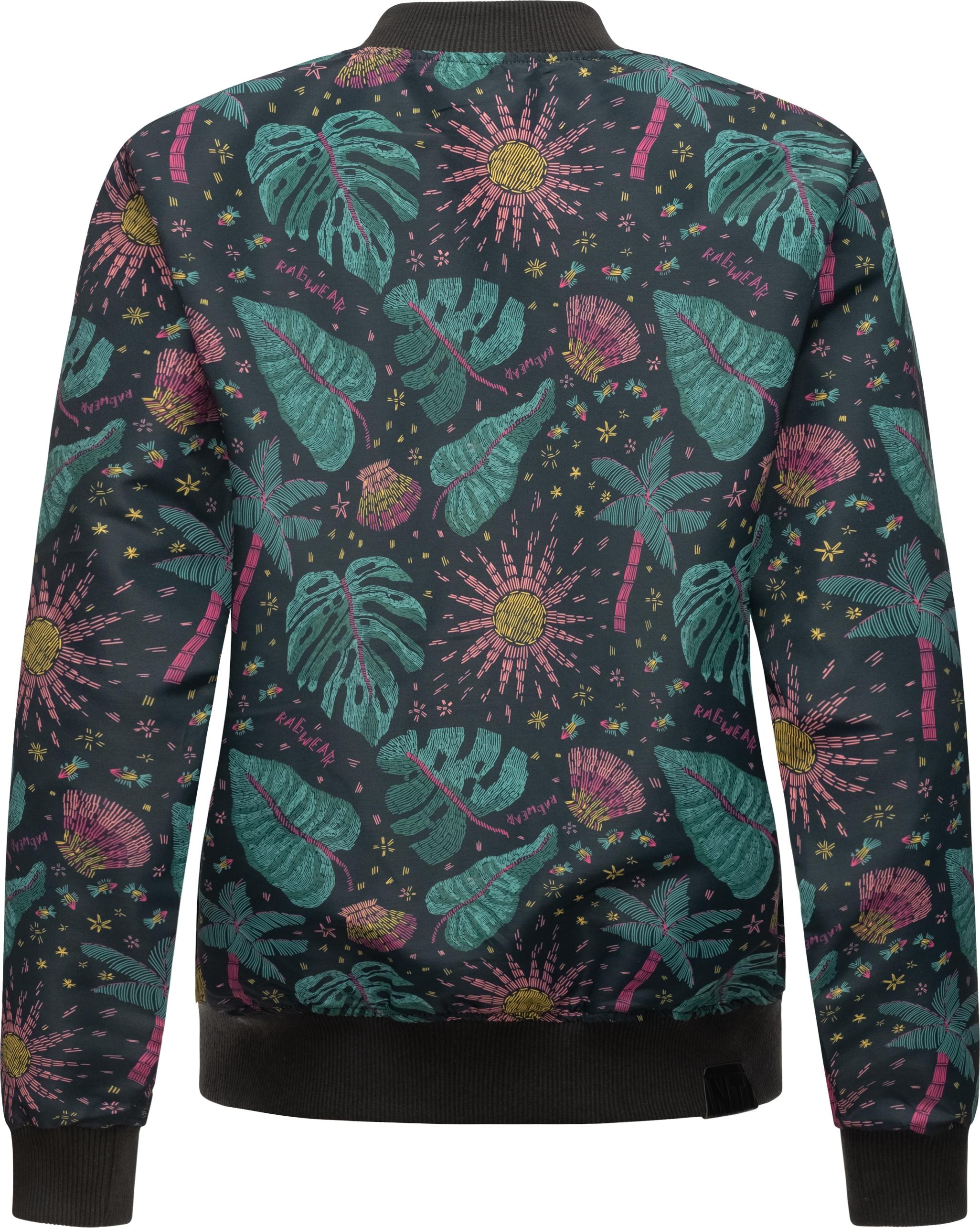 Ragwear Wendejacke »Joom«, ohne Kapuze, modische 2-in-1-Jacke mit Alloverprint und unifarbener Seite