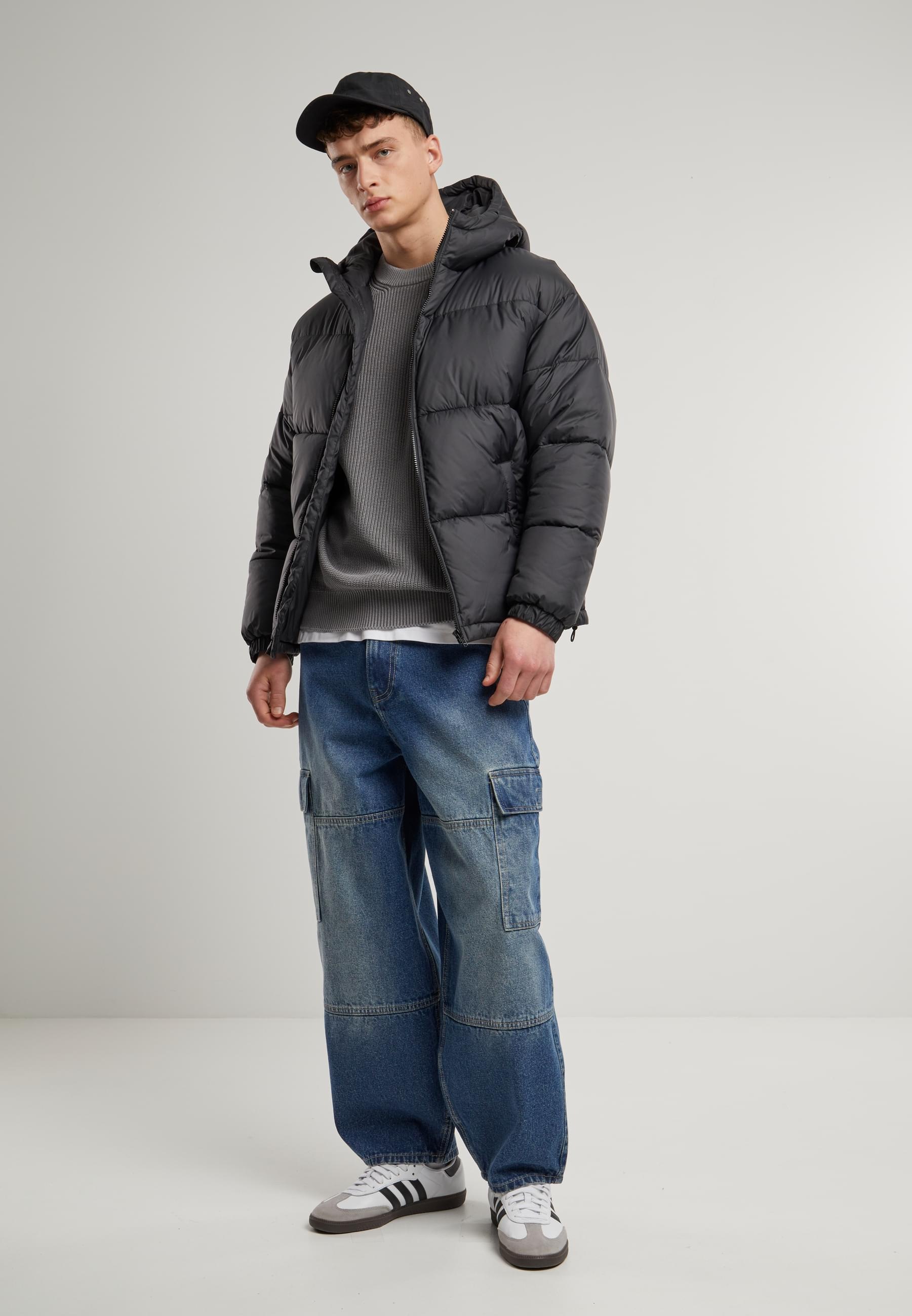 URBAN CLASSICS Bequeme Jeans »Urban Classics Tapered Heavy Ounce Baggy Cargo Jeans«